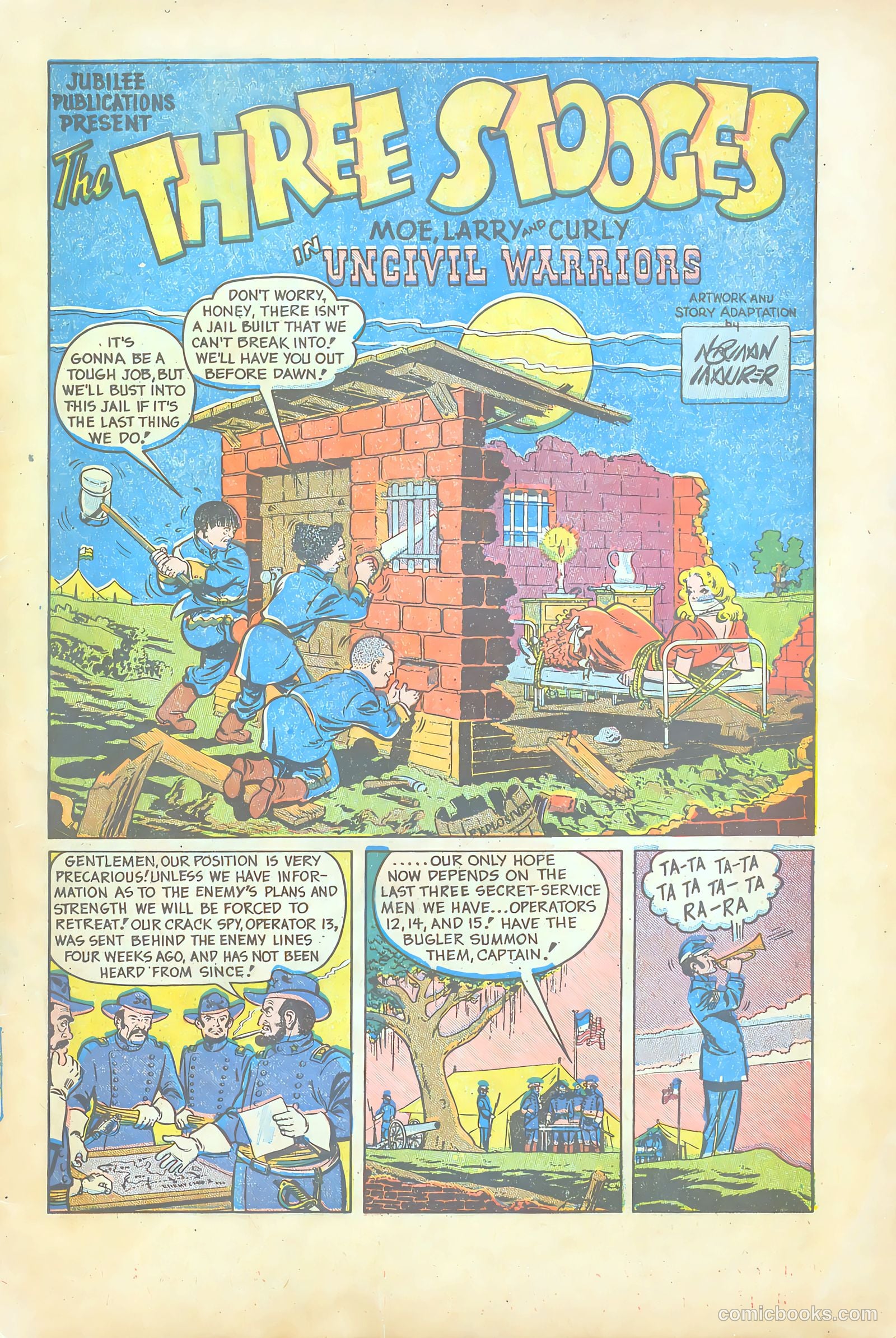 Three Stooges #1 — page 3 of 36