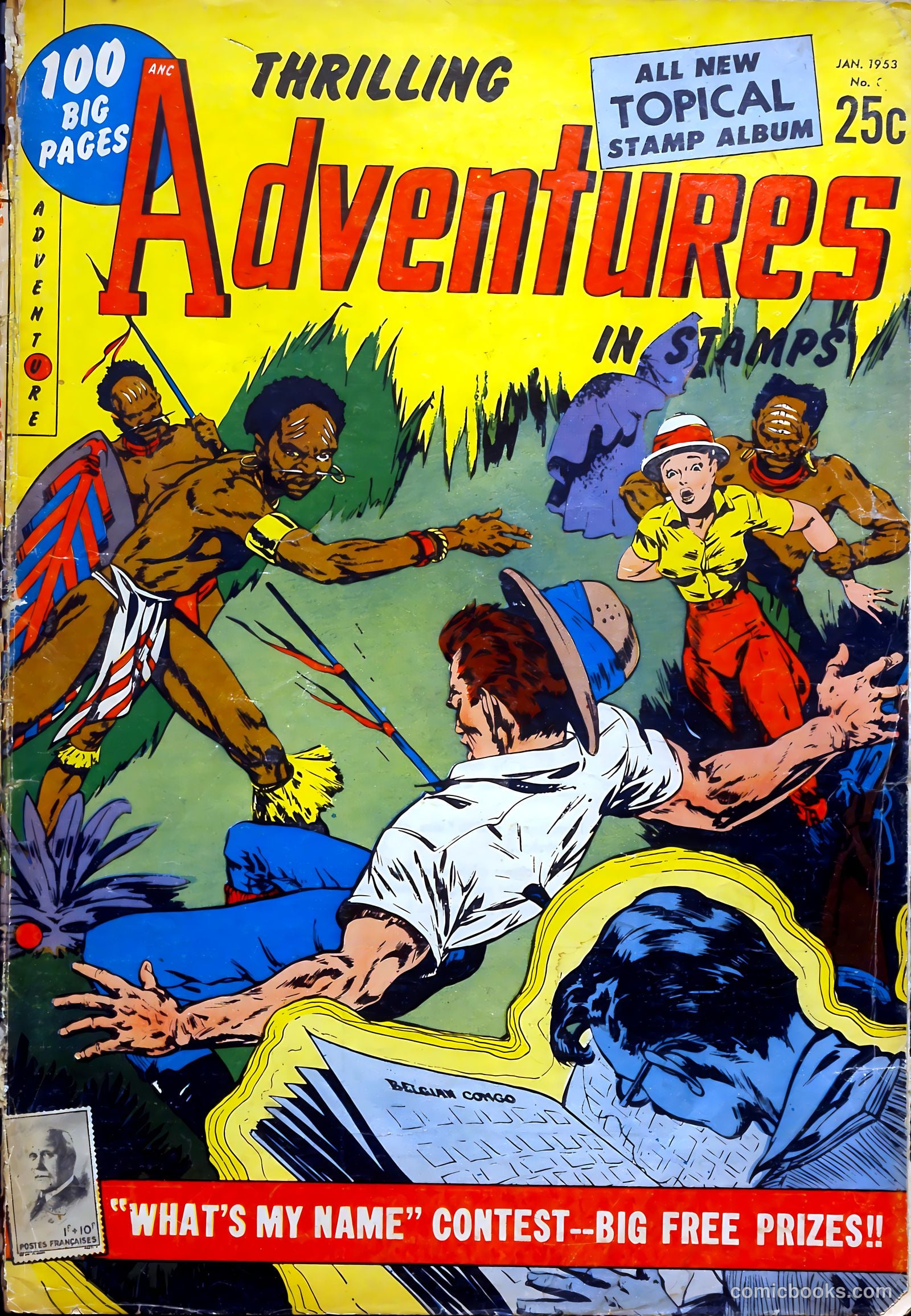 Thrilling Adventures in Stamps Comics #8 — page 1 of 55