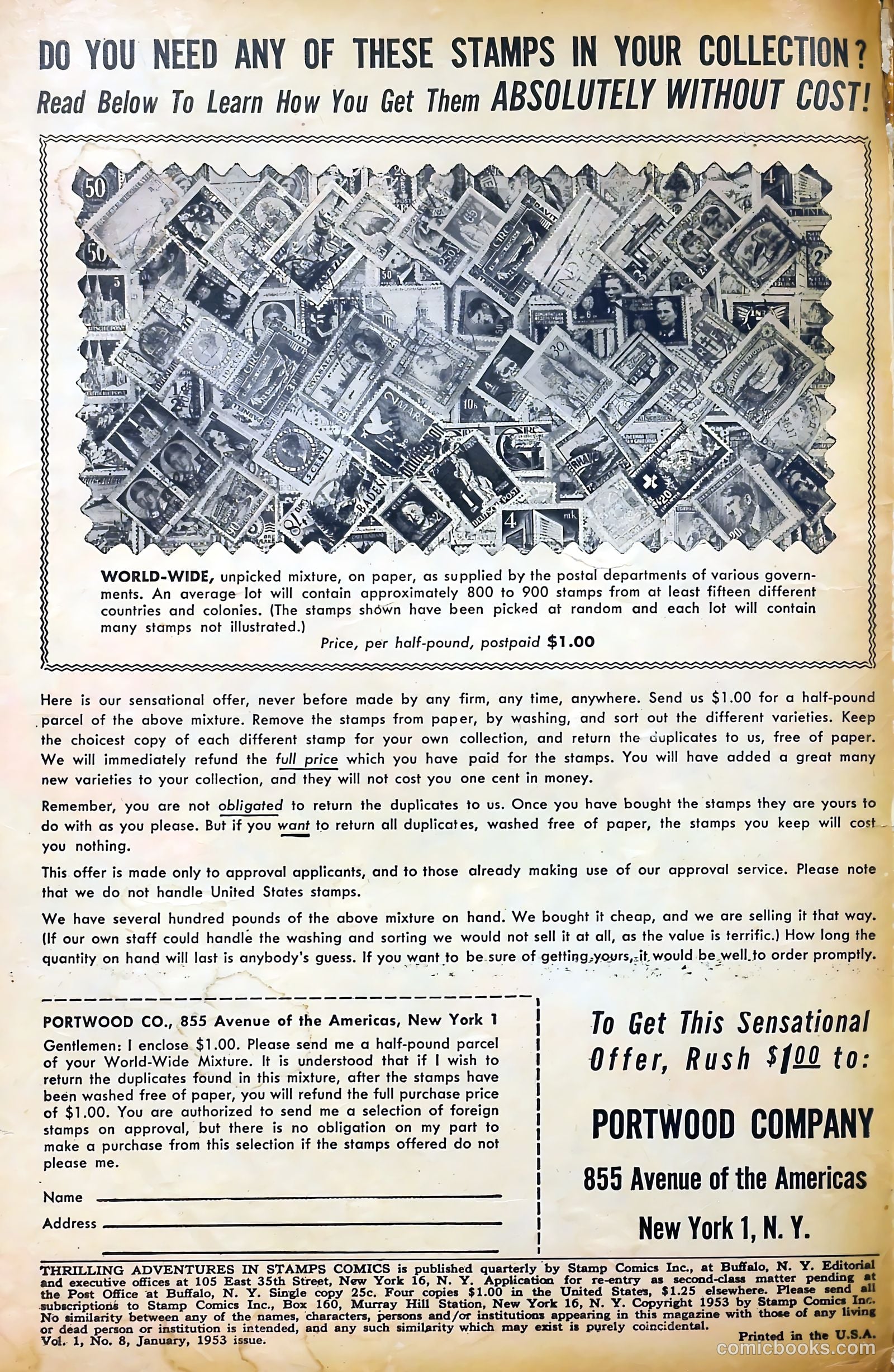 Thrilling Adventures in Stamps Comics #8 — page 2 of 55