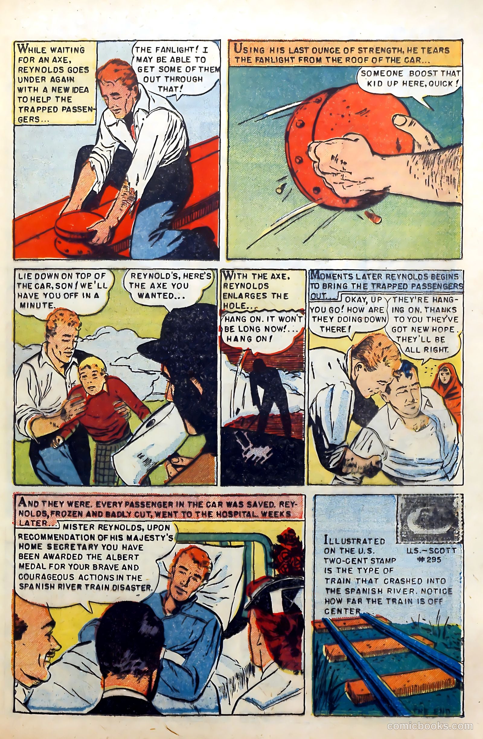 Thrilling Adventures in Stamps Comics #8 — page 46 of 55