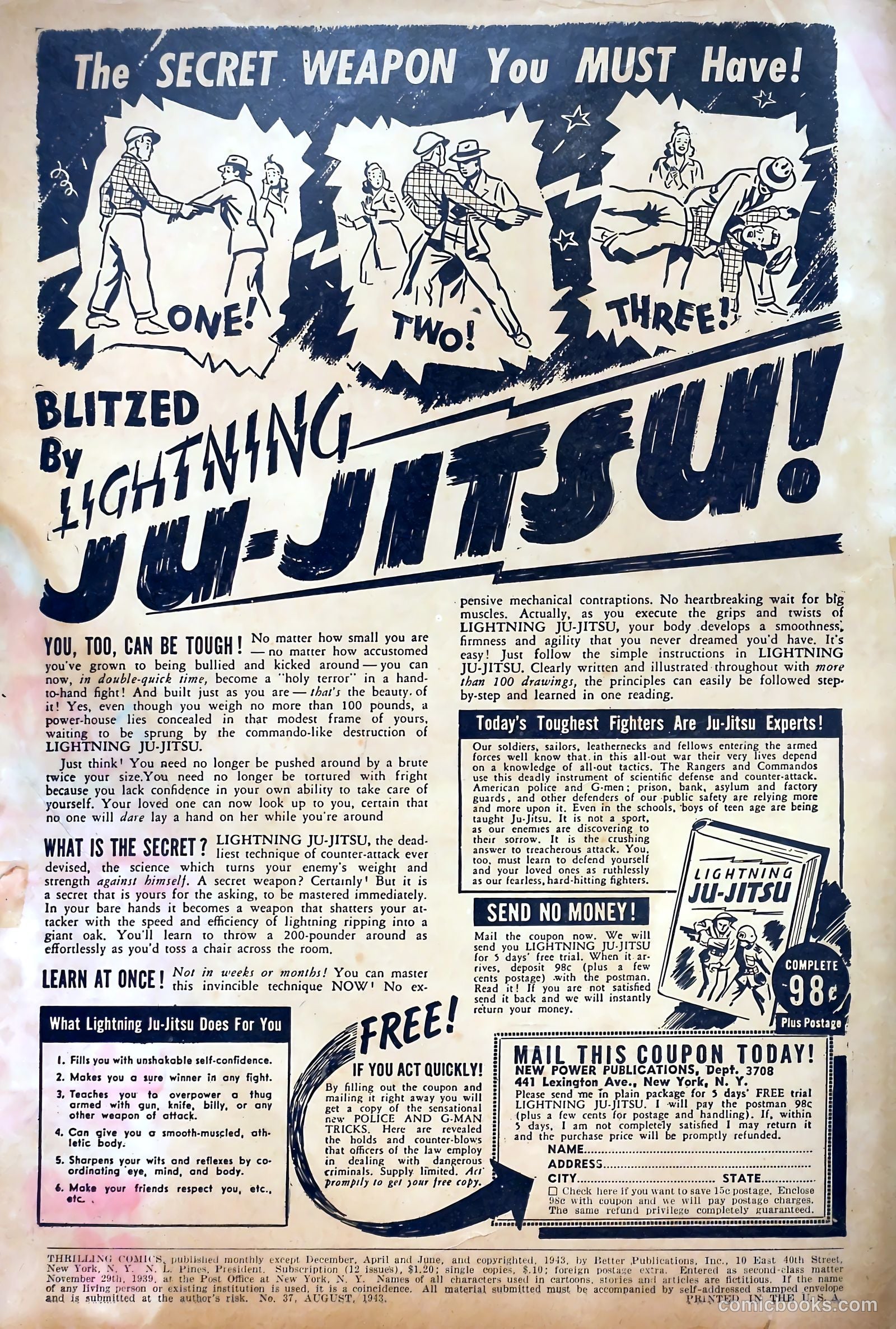 Thrilling Comics #37 — page 2 of 60