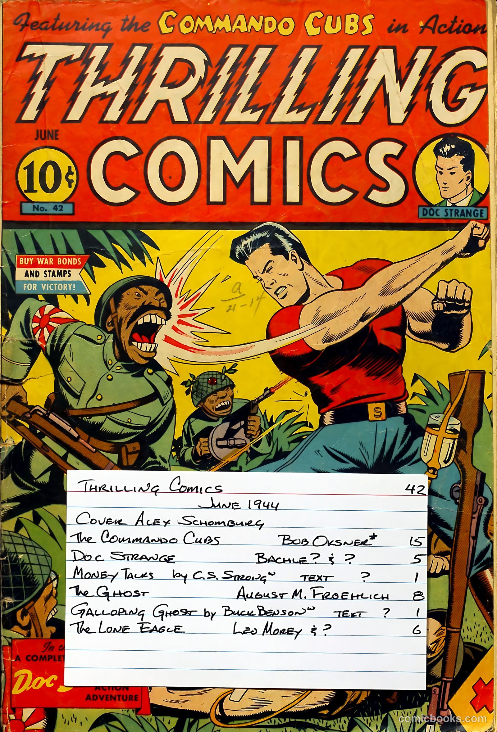 Thrilling Comics #42 — page 53 of 53