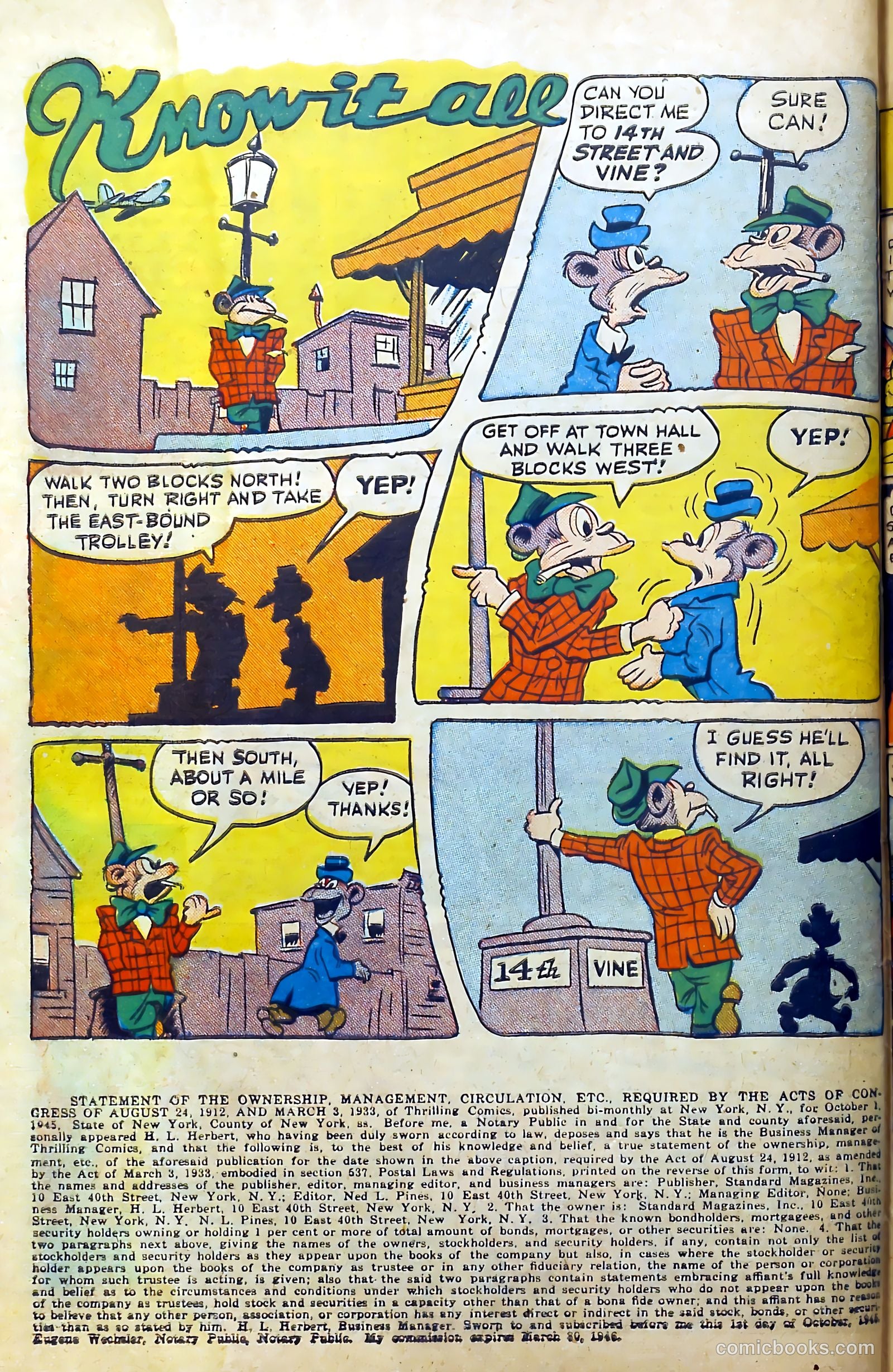 Thrilling Comics #52 — page 49 of 54