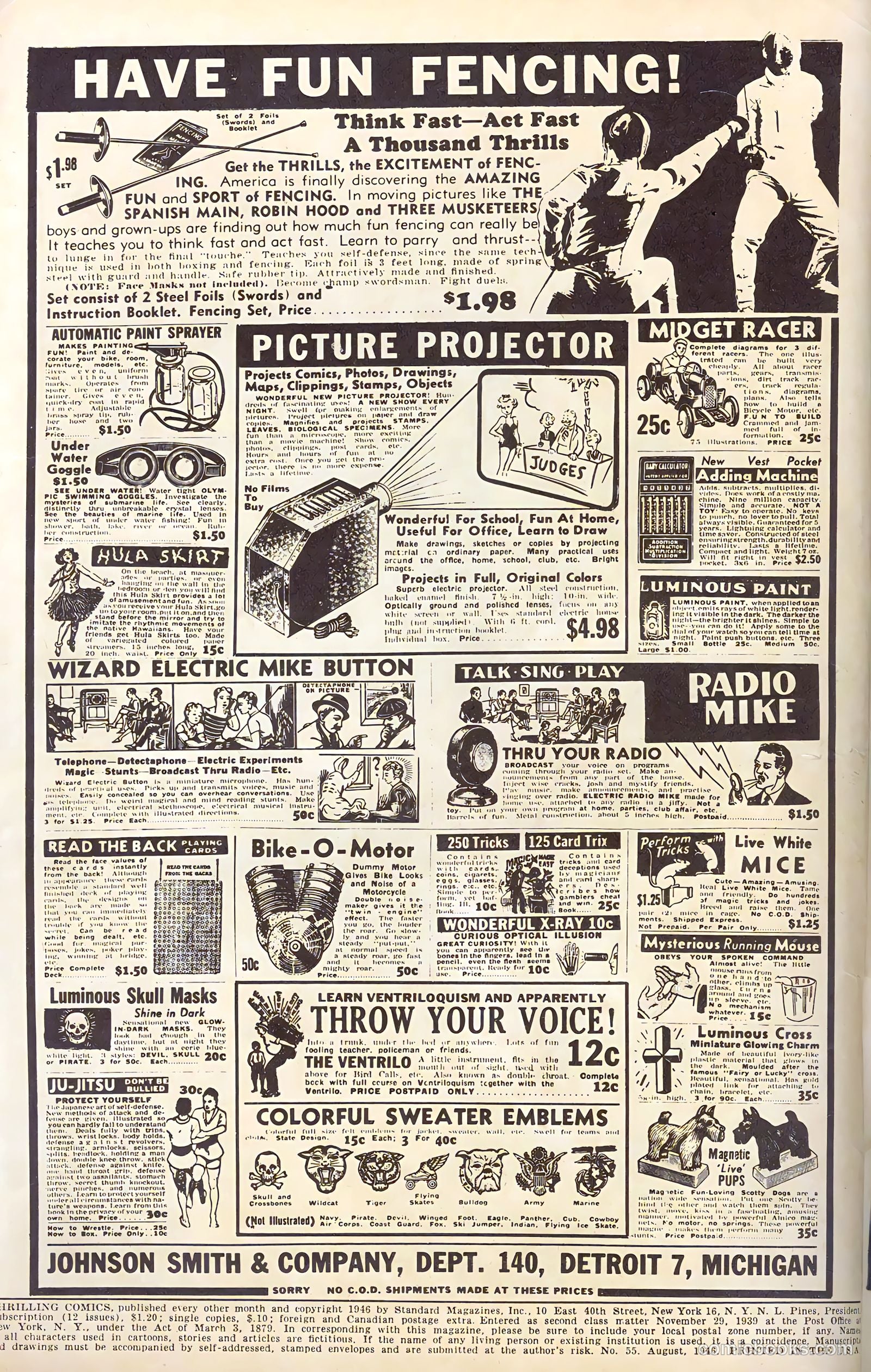 Thrilling Comics #55 — page 2 of 52