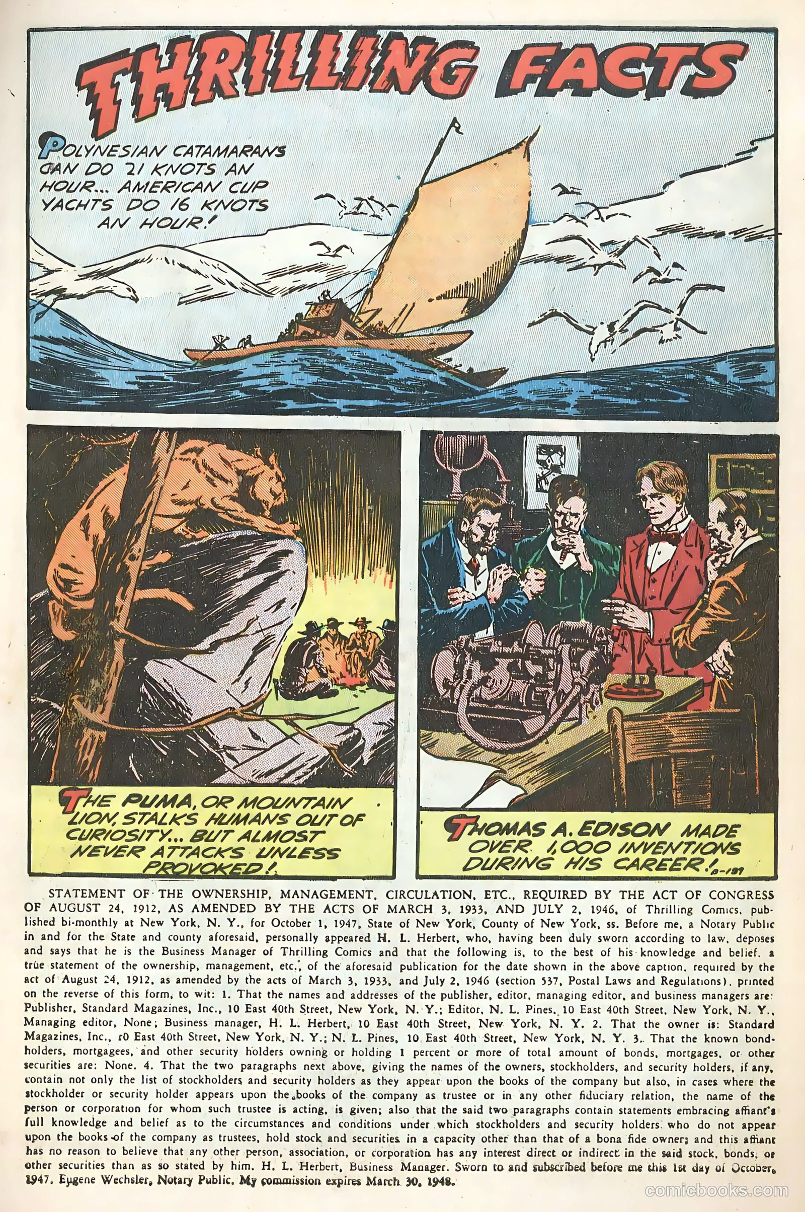 Thrilling Comics #65 — page 39 of 52