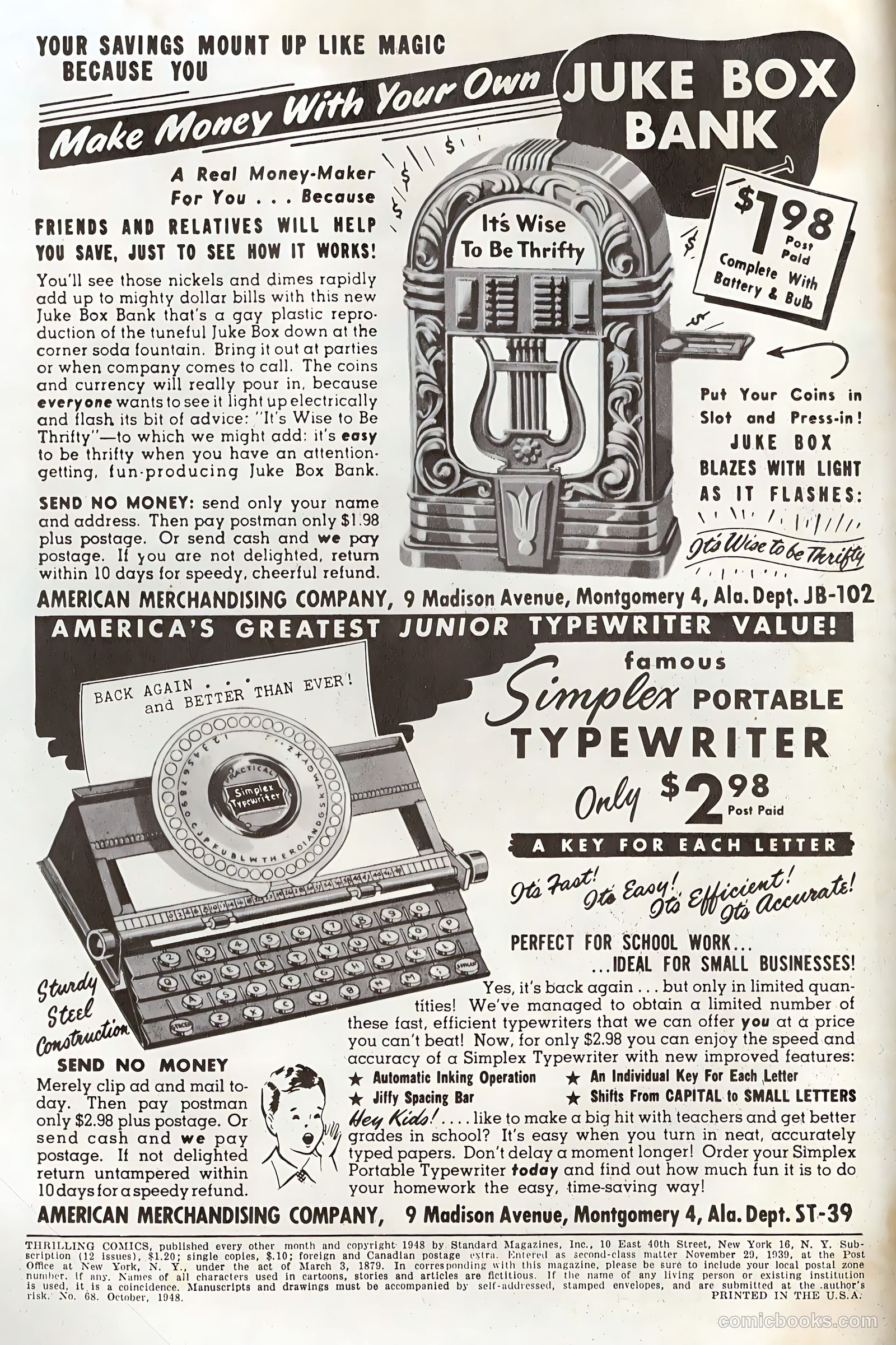 Thrilling Comics #68 — page 2 of 52