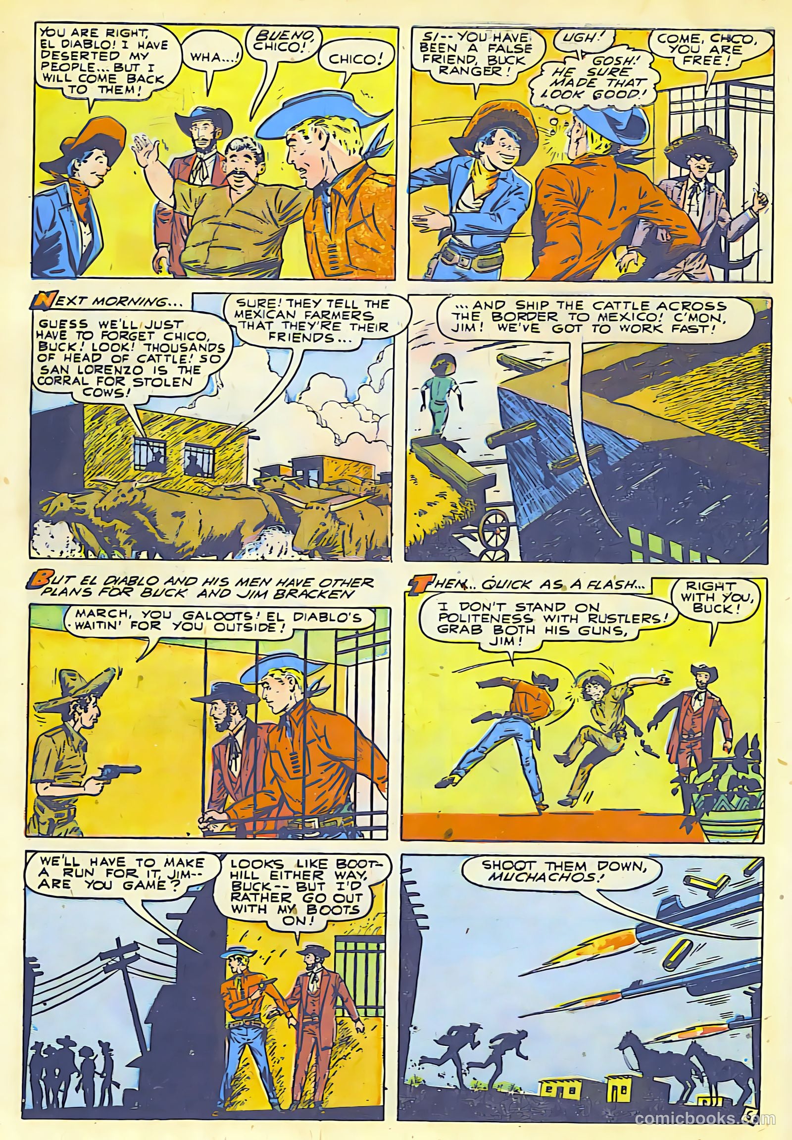 Thrilling Comics #74 — page 8 of 36