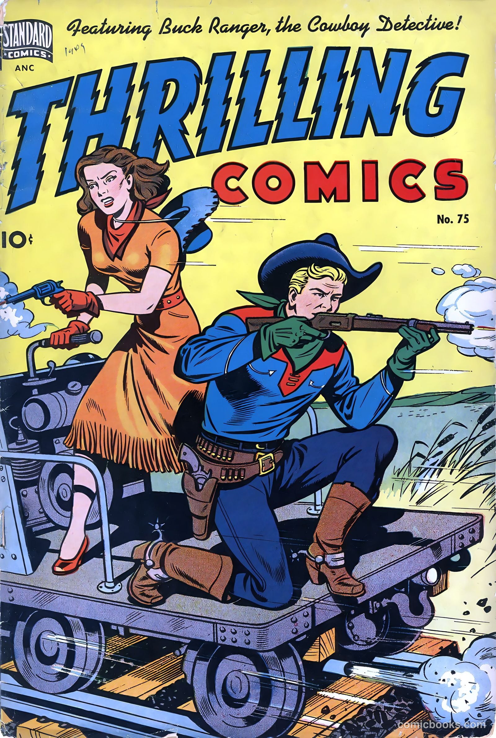 Thrilling Comics #75 — page 1 of 36