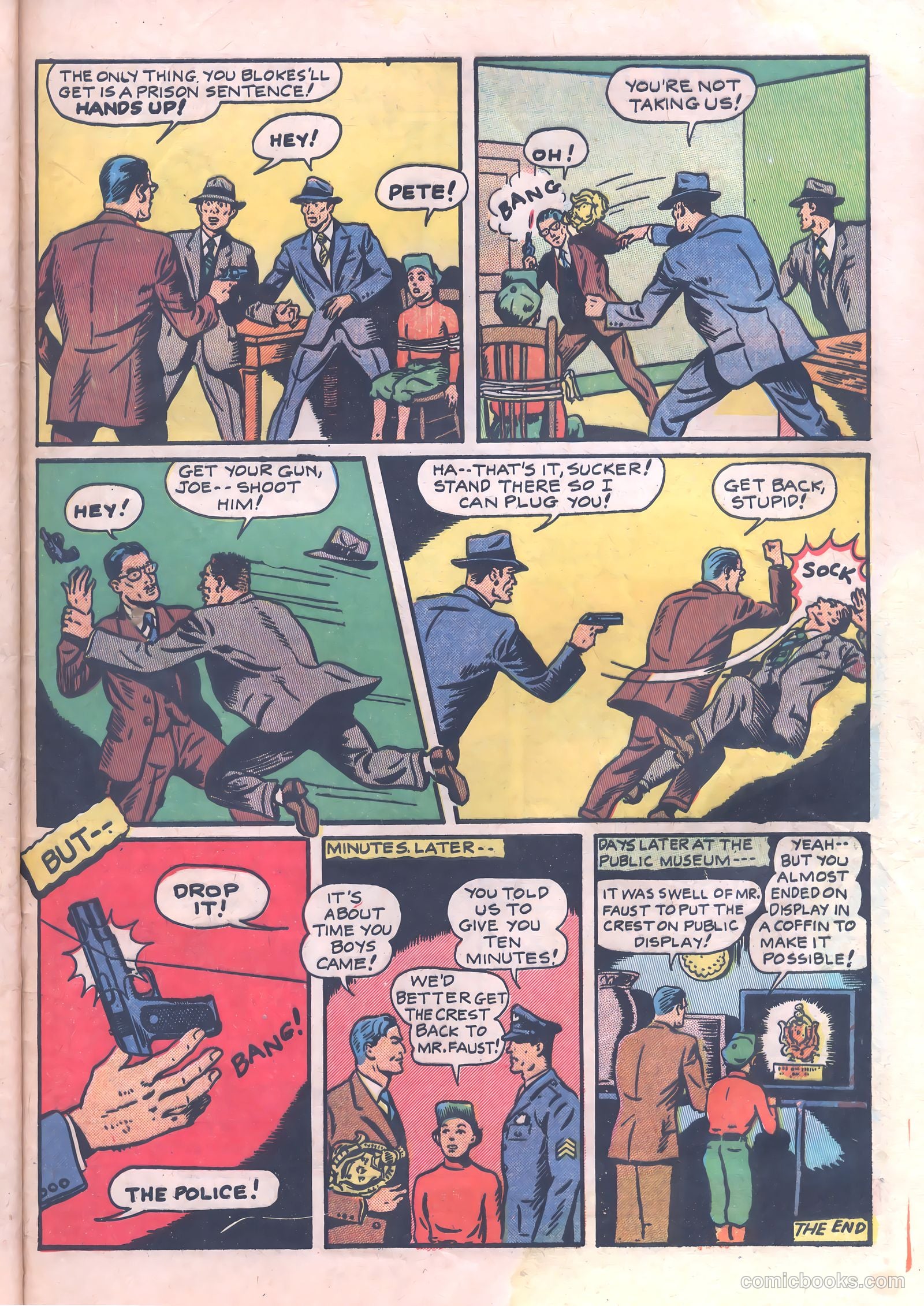 Thrilling Crime Cases #42 — page 33 of 36
