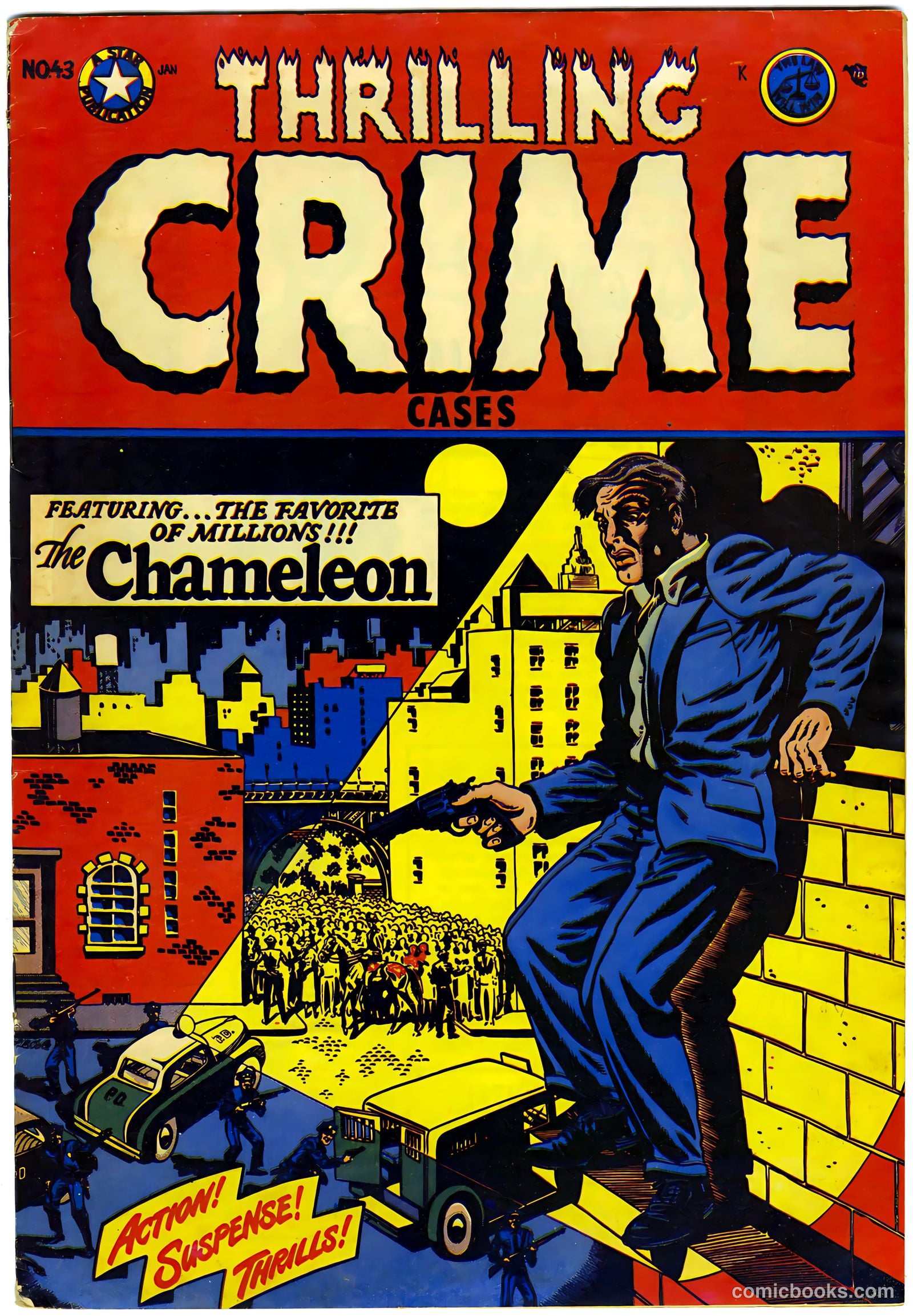 Thrilling Crime Cases #43 — page 1 of 36