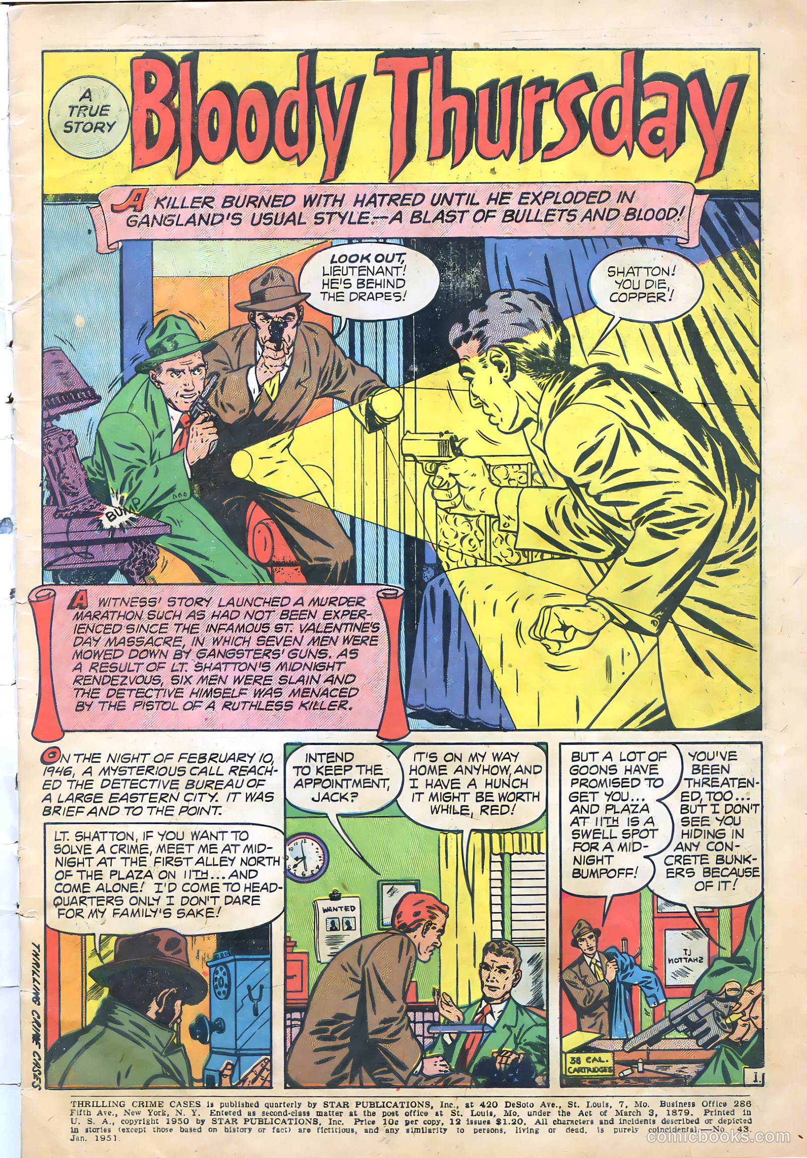 Thrilling Crime Cases #43 — page 3 of 36