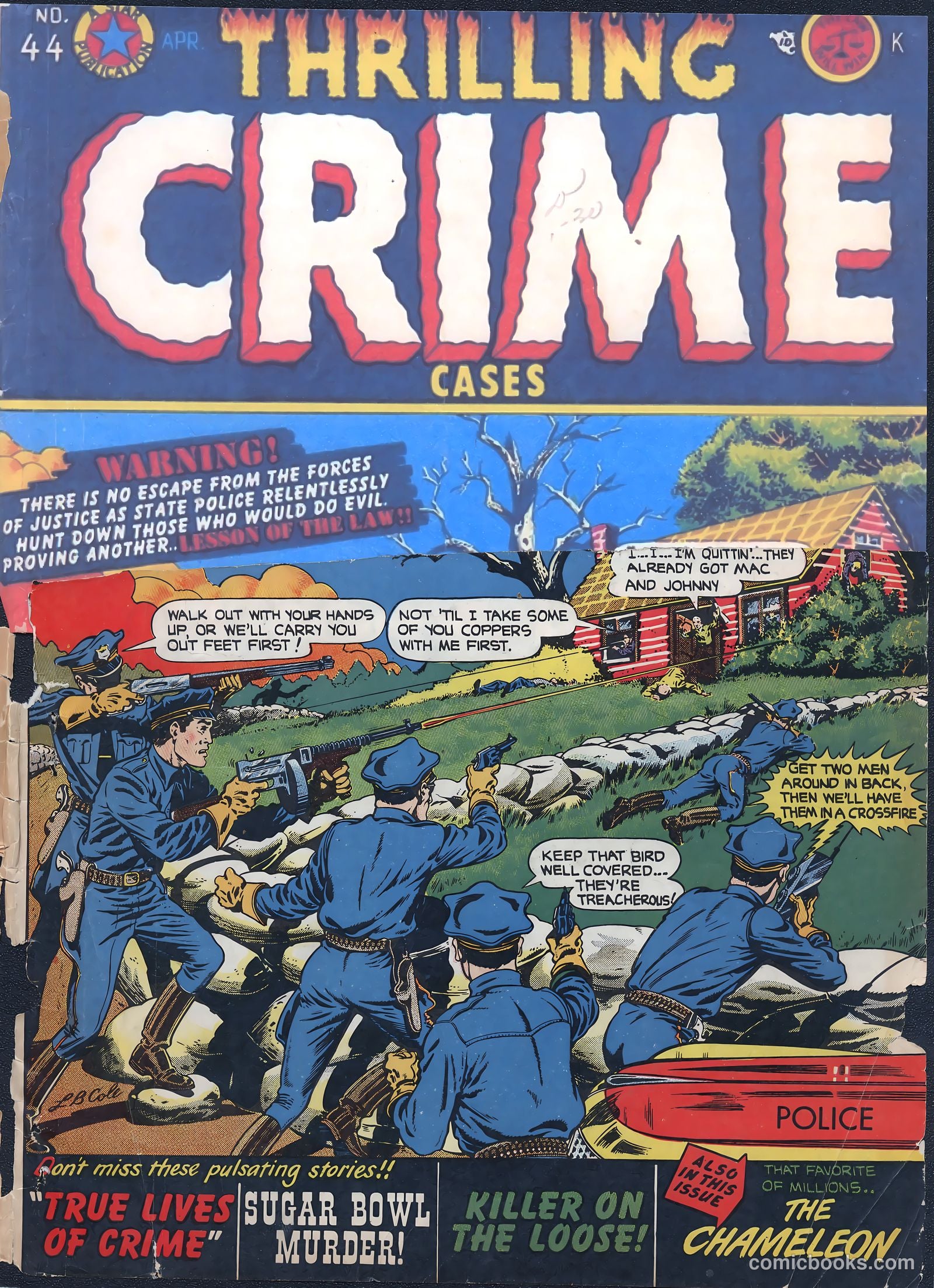Thrilling Crime Cases #44 — page 1 of 36
