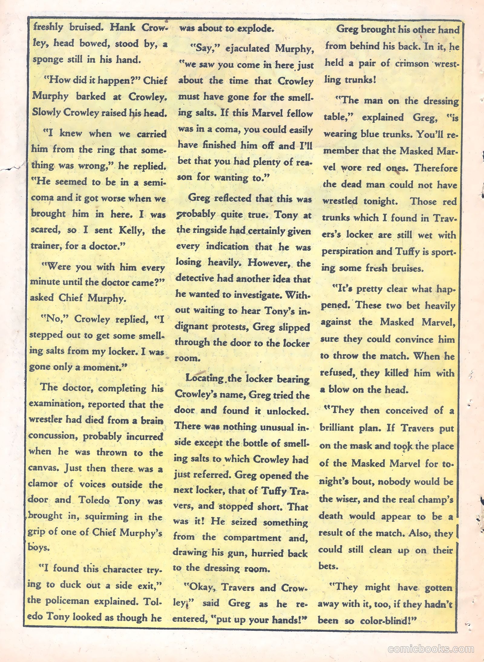 Thrilling Crime Cases #44 — page 18 of 36