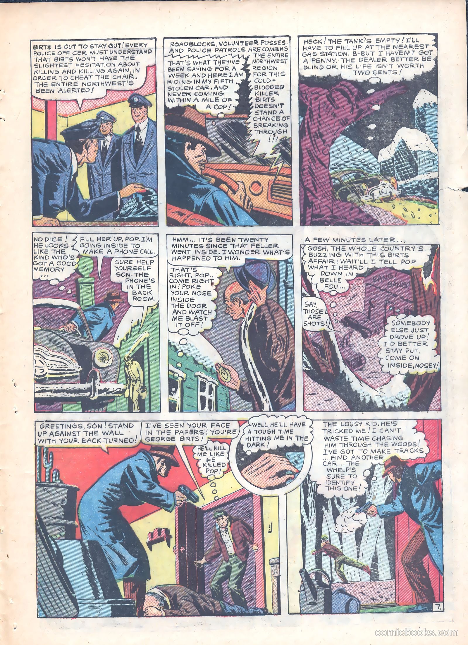 Thrilling Crime Cases #44 — page 25 of 36