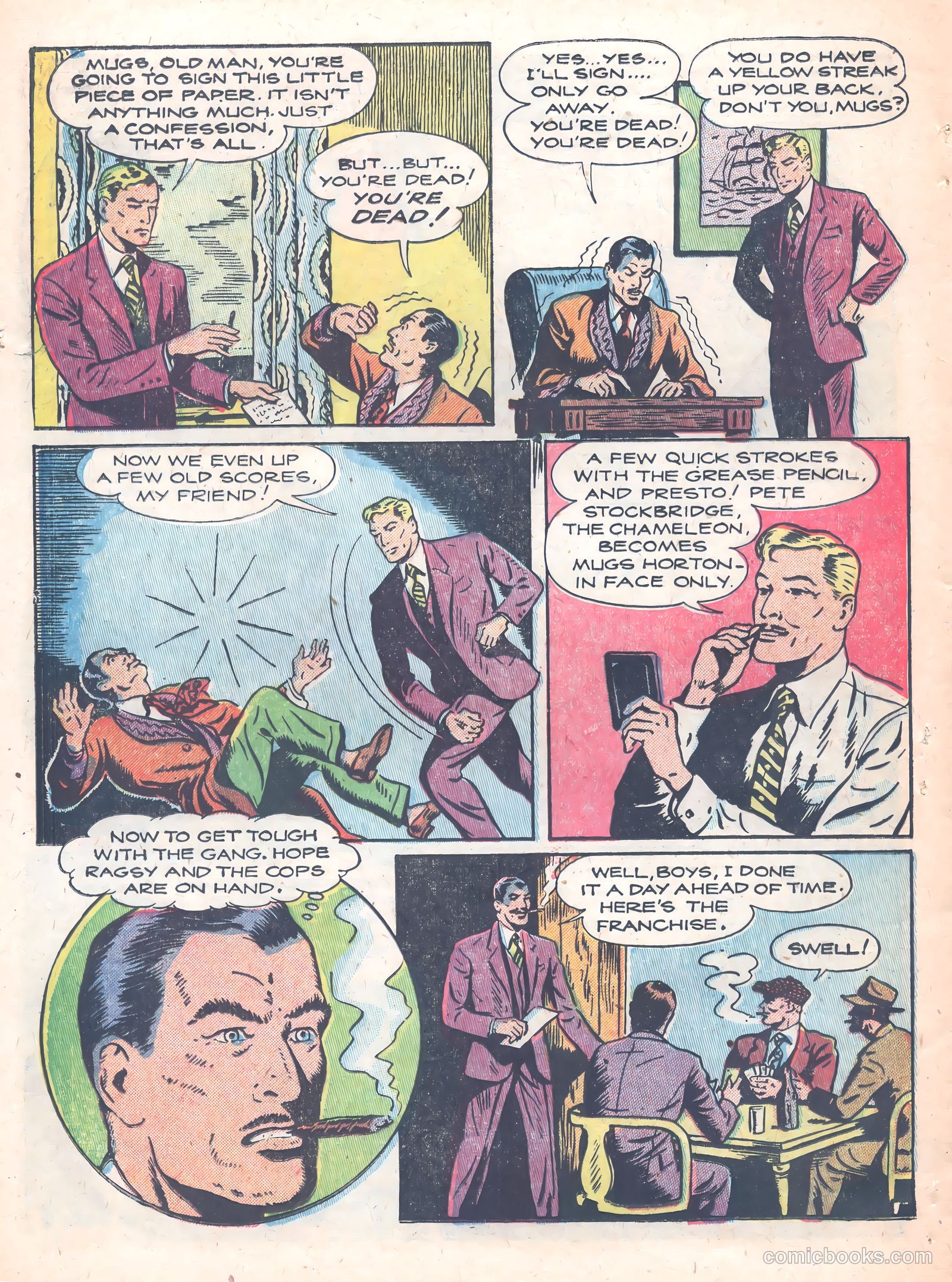 Thrilling Crime Cases #44 — page 32 of 36