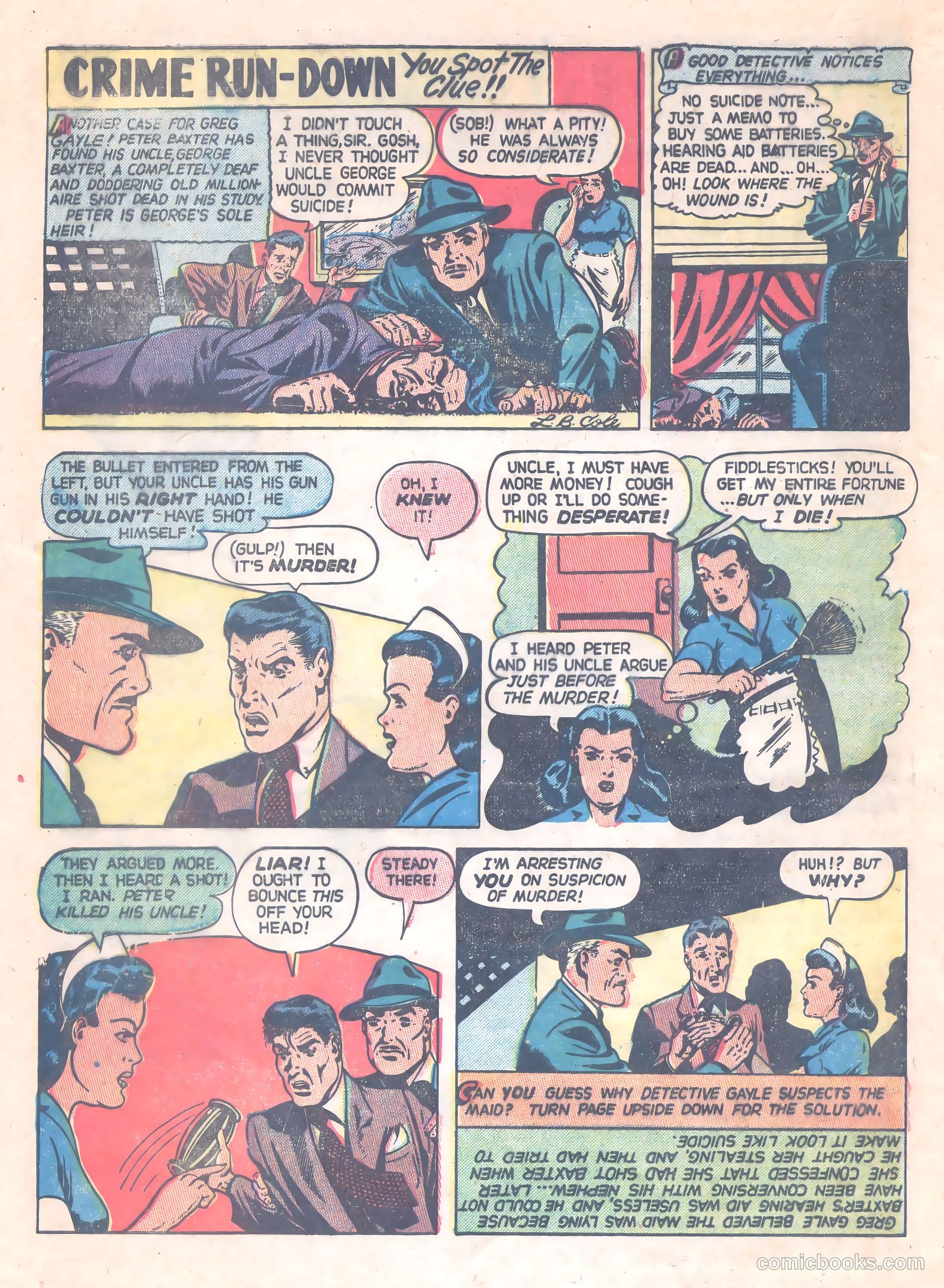 Thrilling Crime Cases #47 — page 20 of 37