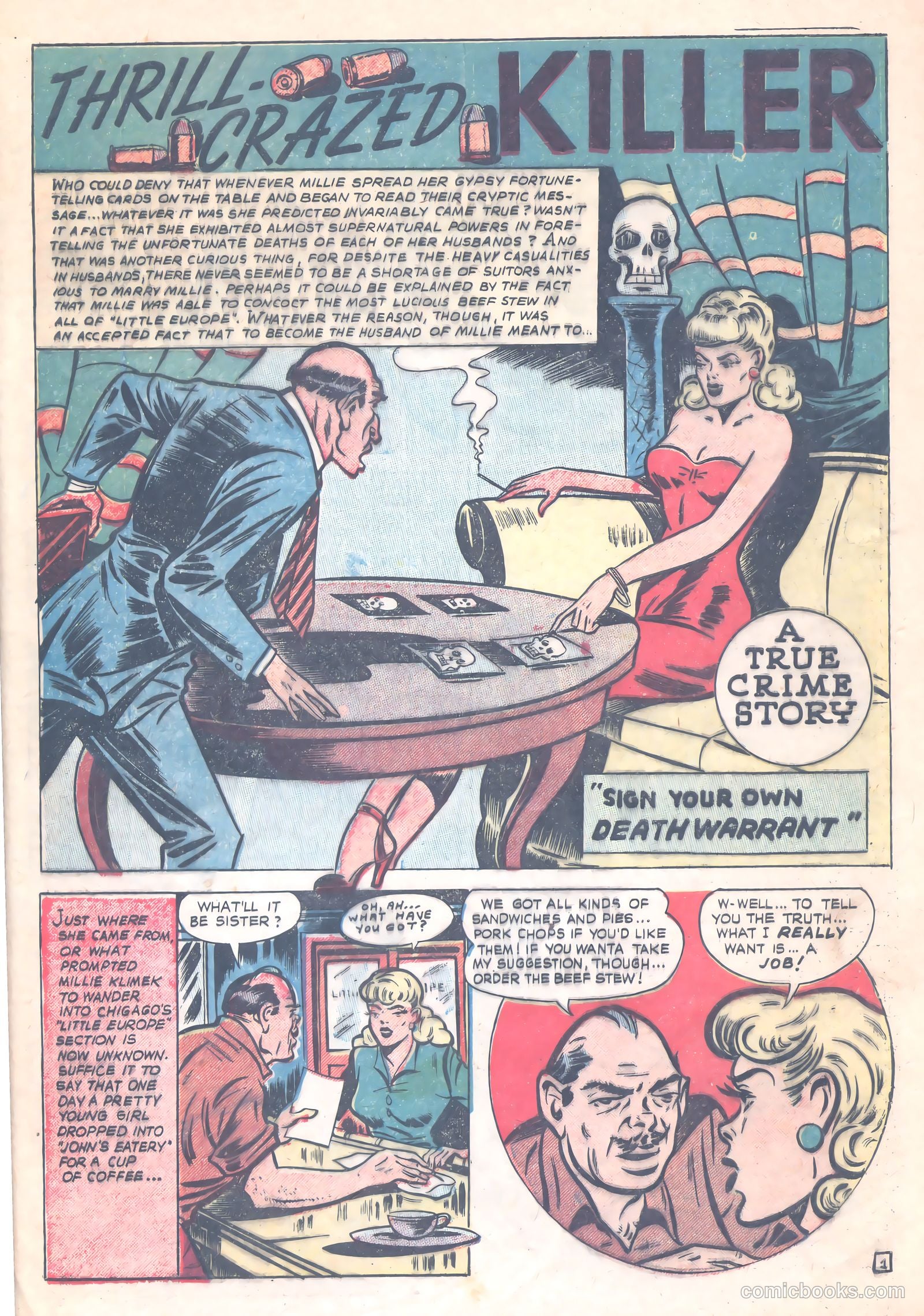 Thrilling Crime Cases #47 — page 23 of 37