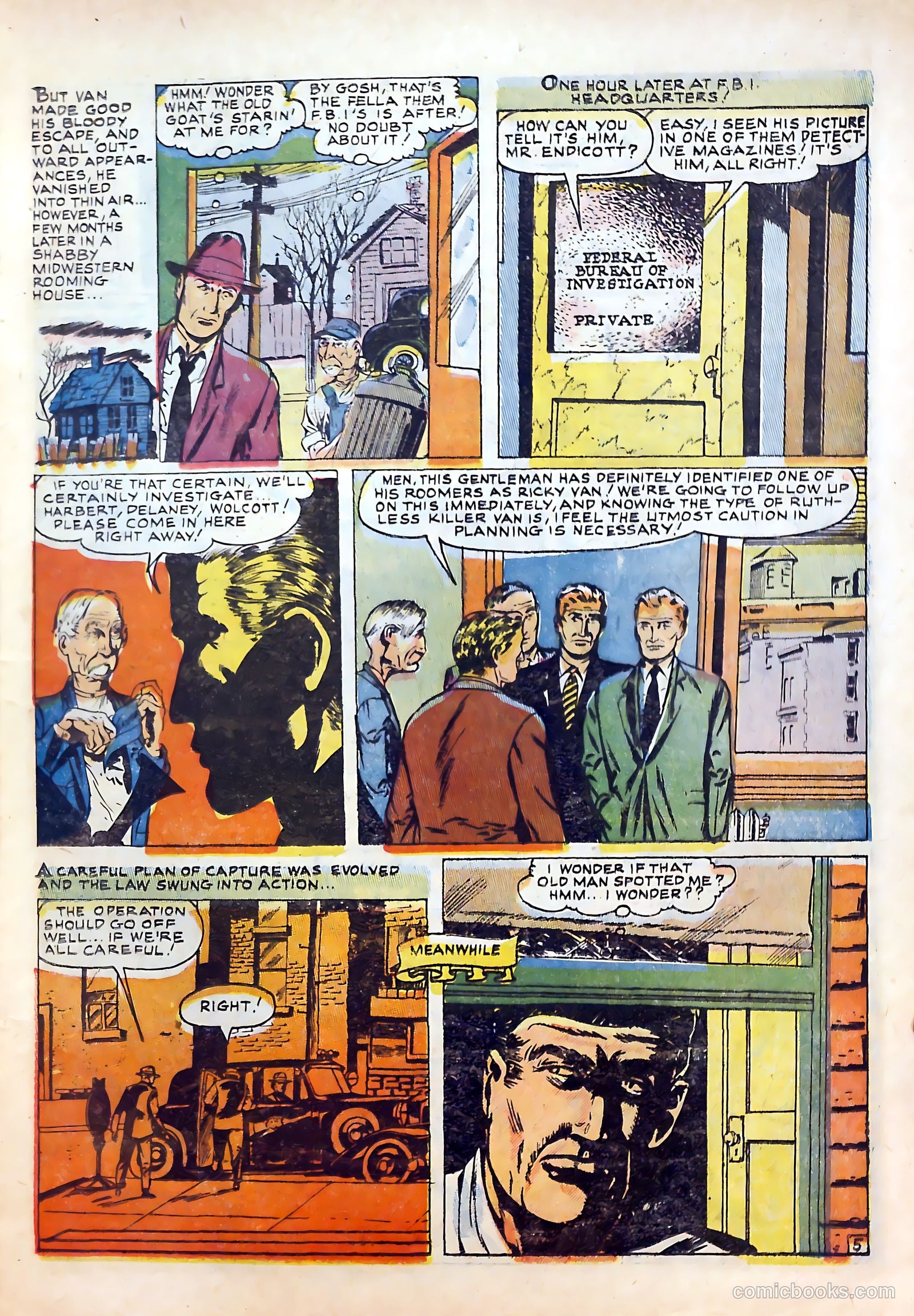 Thrilling Crime Cases #48 — page 7 of 36