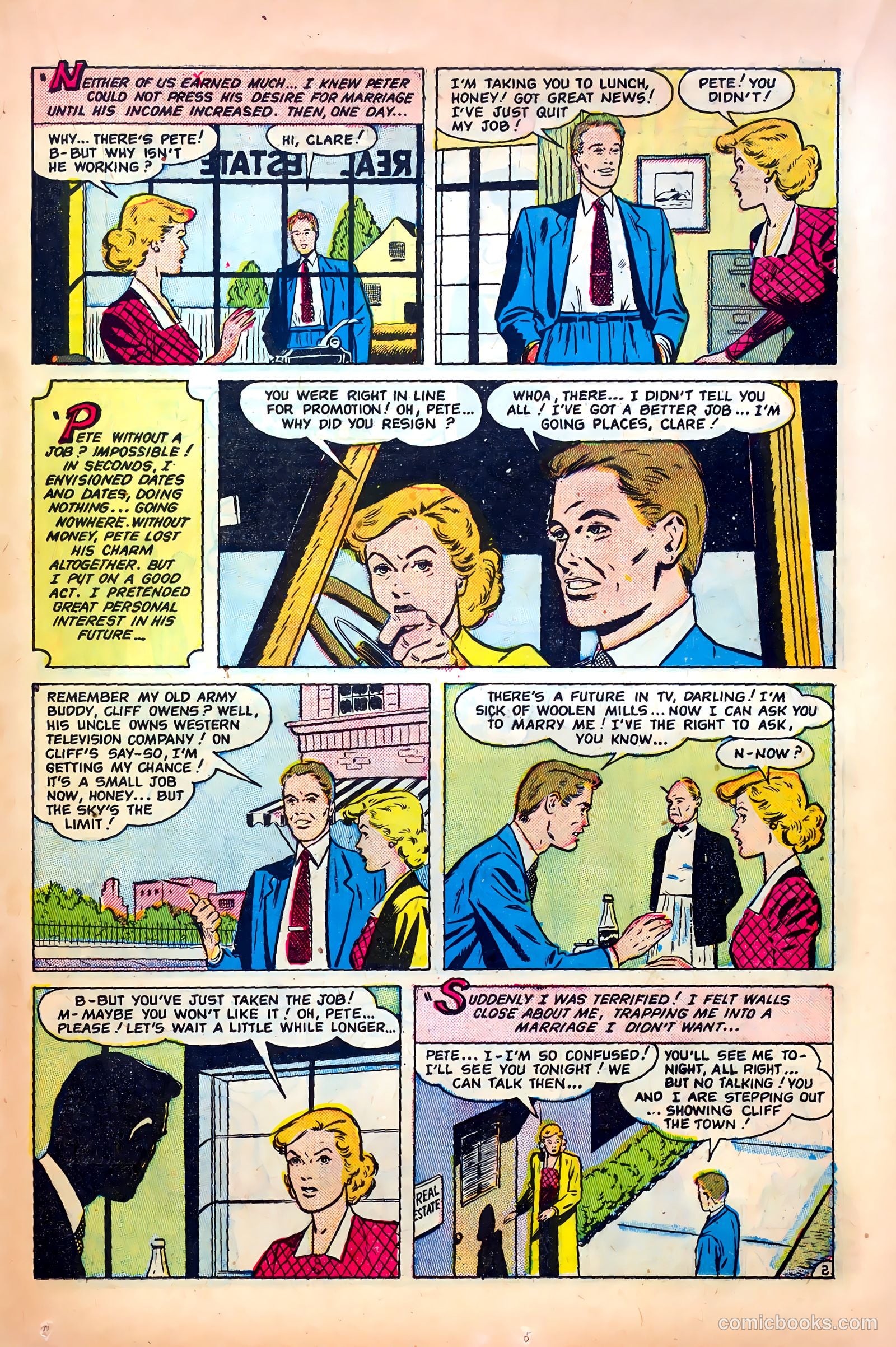 Thrilling Romances #10 — page 19 of 36