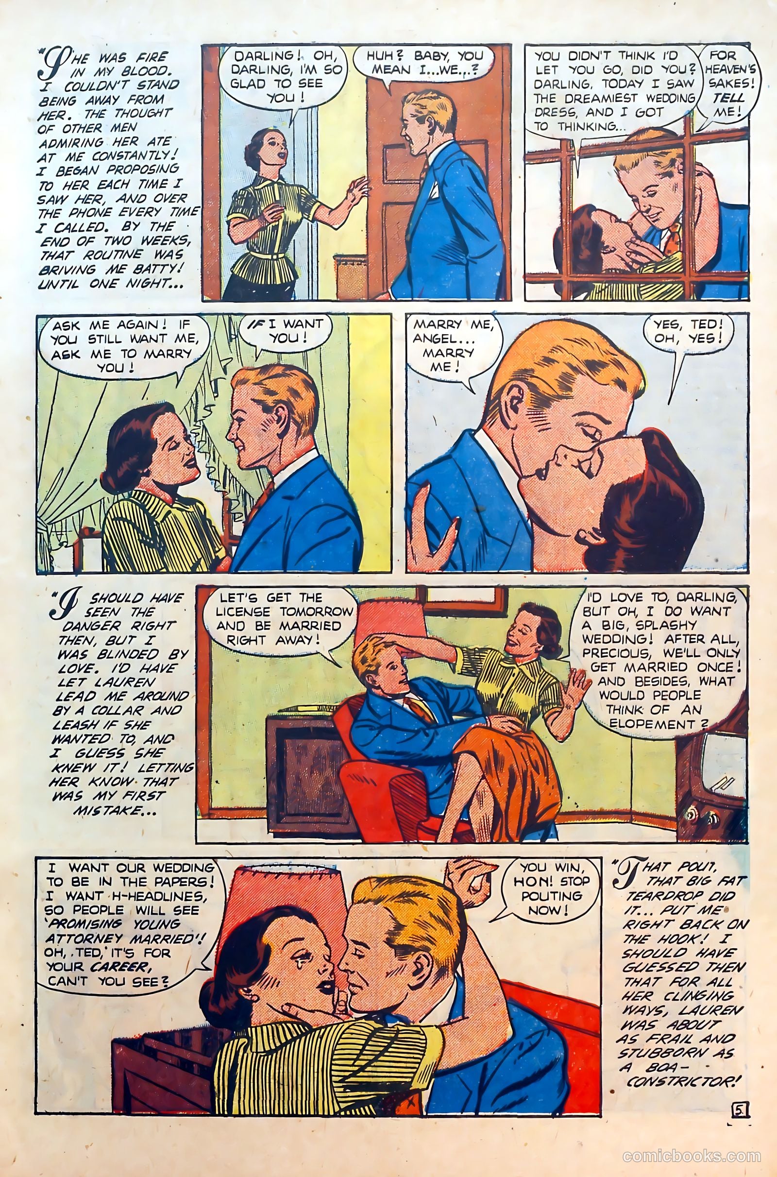 Thrilling Romances #17 — page 7 of 37