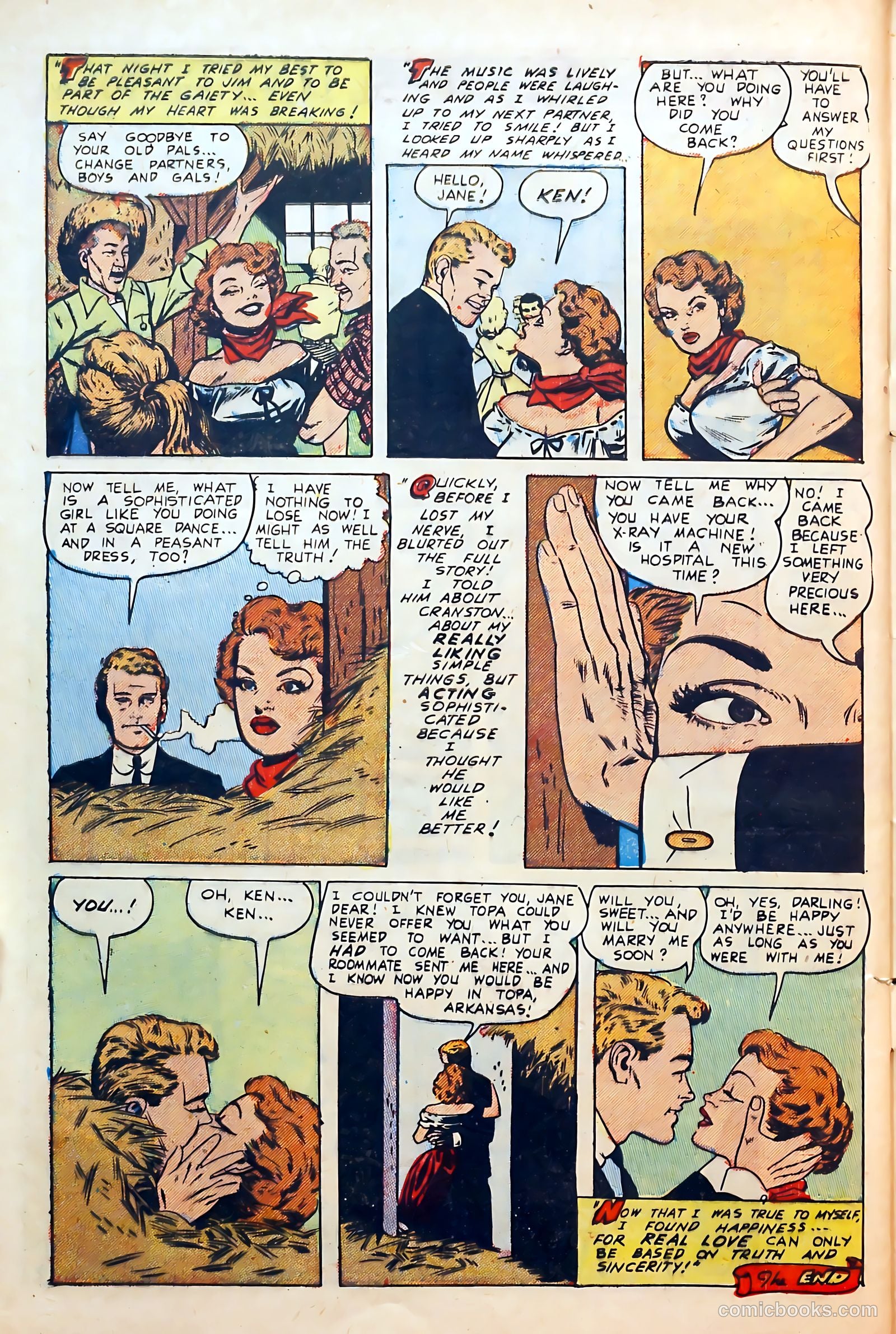 Thrilling Romances #23 — page 32 of 37