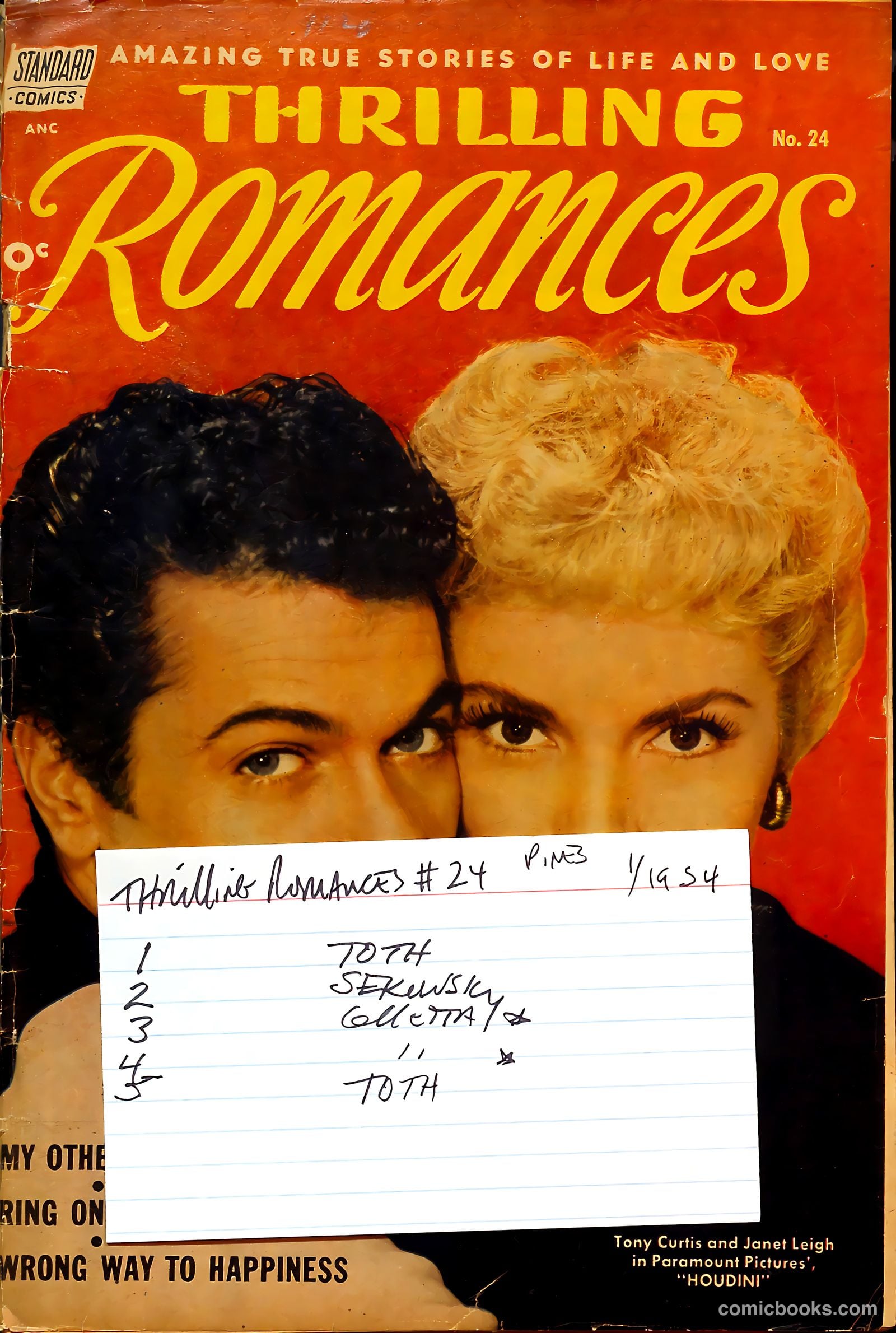Thrilling Romances #24 — page 37 of 37