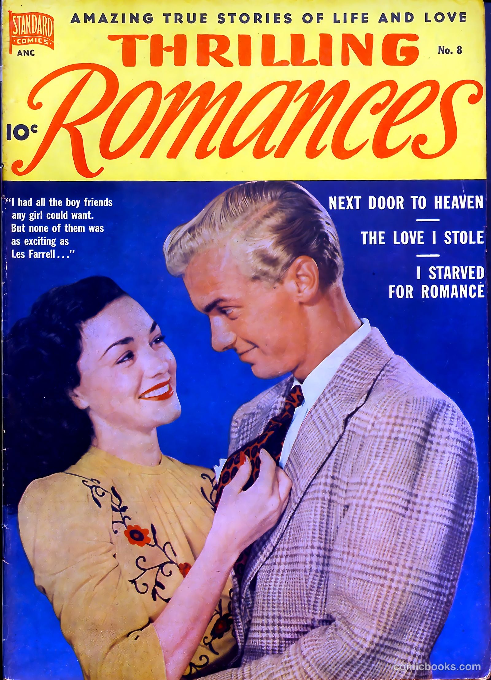 Thrilling Romances #8 — page 1 of 36