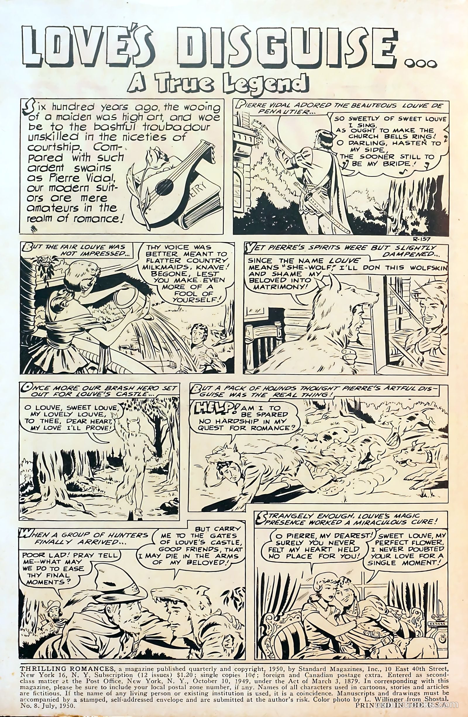 Thrilling Romances #8 — page 2 of 36