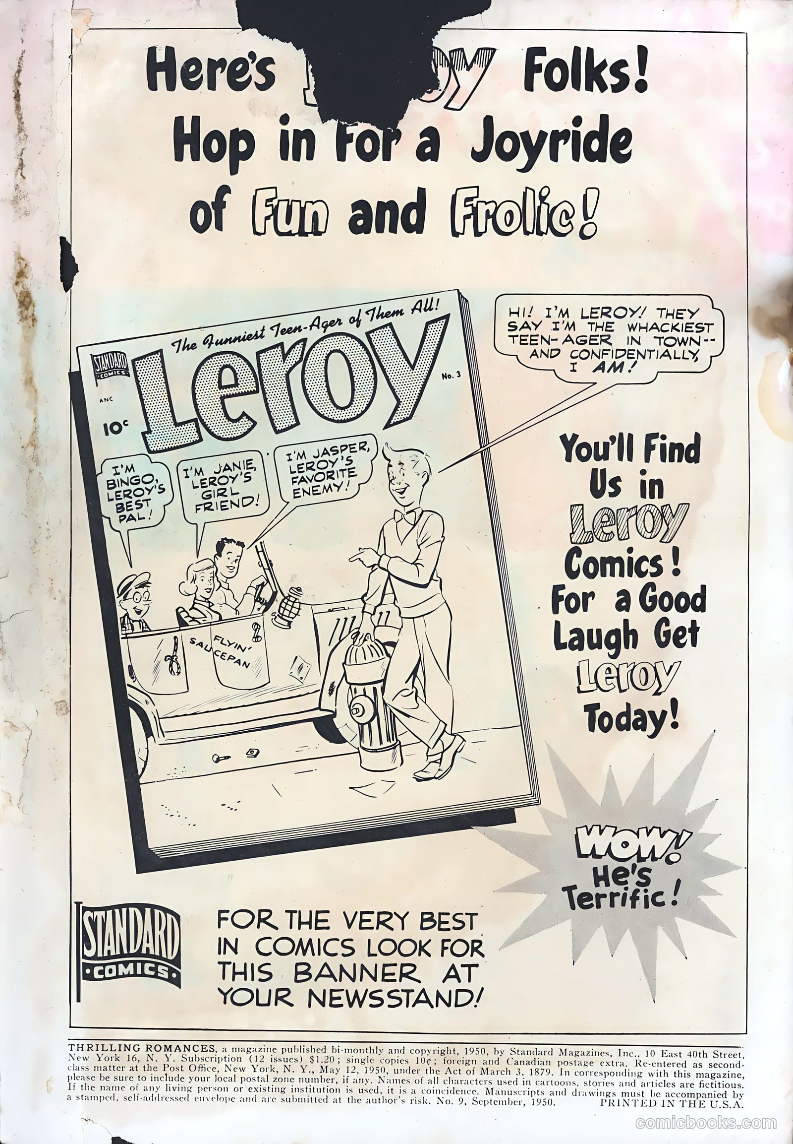 Thrilling Romances #9 — page 2 of 38