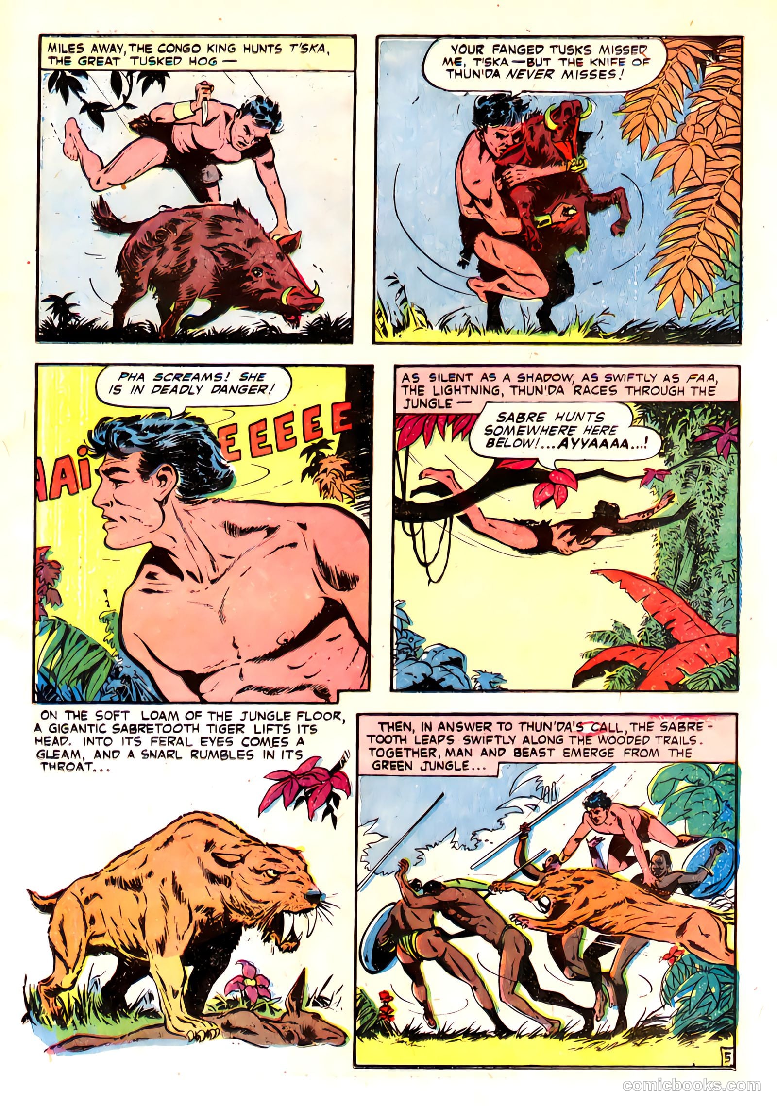 Thun'da, King of the Congo #2 — page 7 of 38