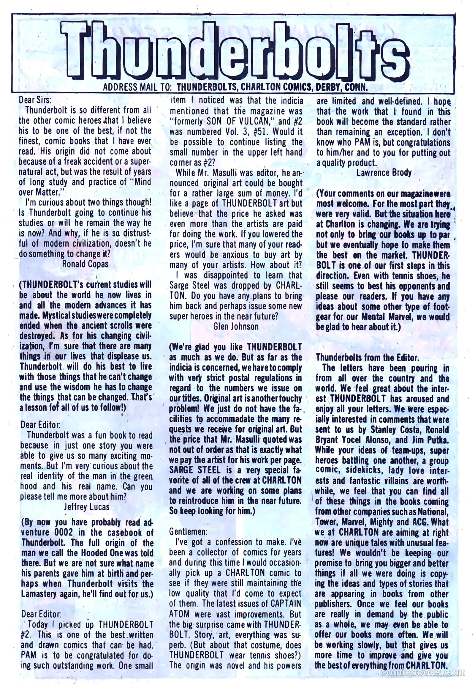 Thunderbolt #53 — page 31 of 36