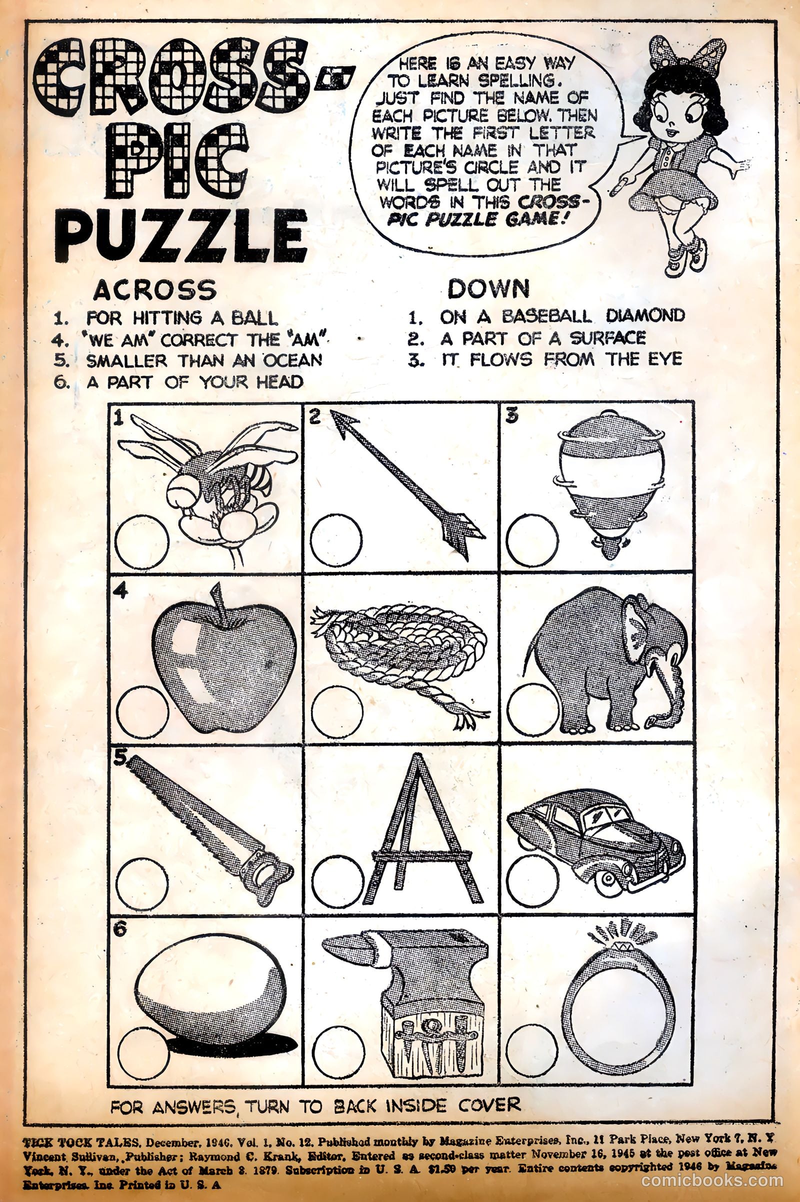 Tick Tock Tales [Tick Tock Comics] #12 — page 2 of 52