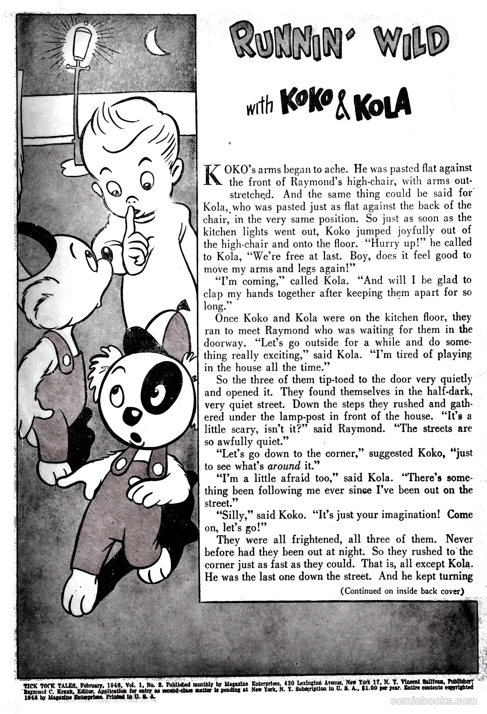 Tick Tock Tales [Tick Tock Comics] #2 — page 2 of 51
