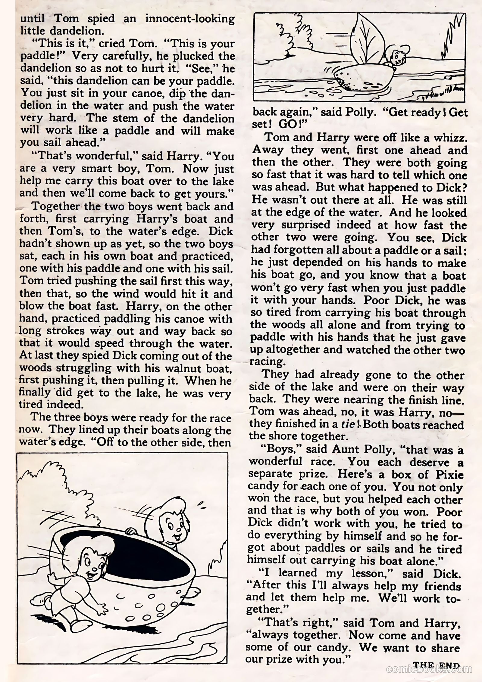 Tick Tock Tales [Tick Tock Comics] #20 — page 35 of 36