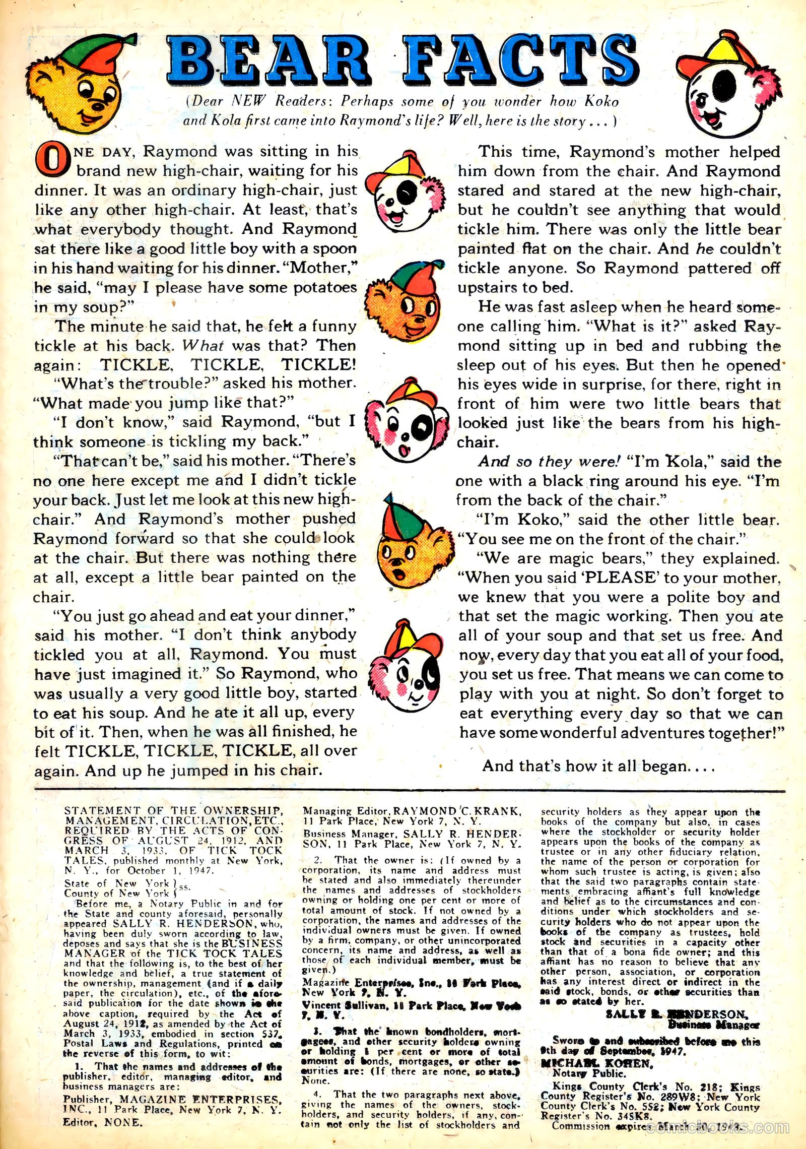 Tick Tock Tales [Tick Tock Comics] #25 — page 23 of 36