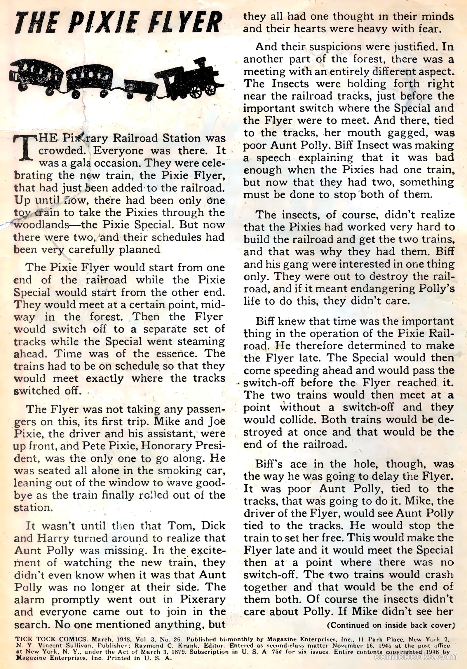 Tick Tock Tales [Tick Tock Comics] #26 — page 3 of 37