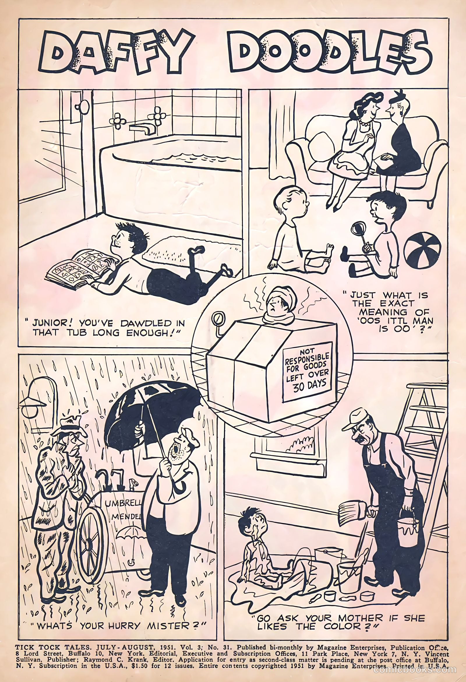Tick Tock Tales [Tick Tock Comics] #31 — page 2 of 36