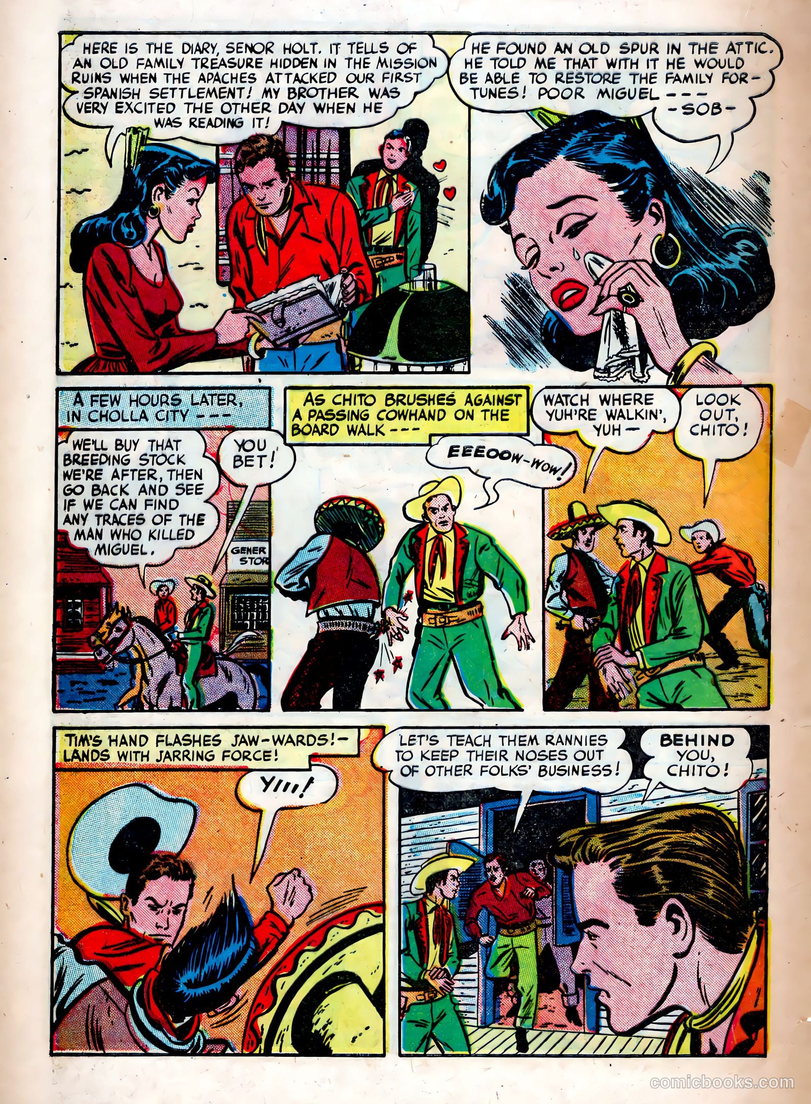 Tim Holt #1 — page 22 of 41