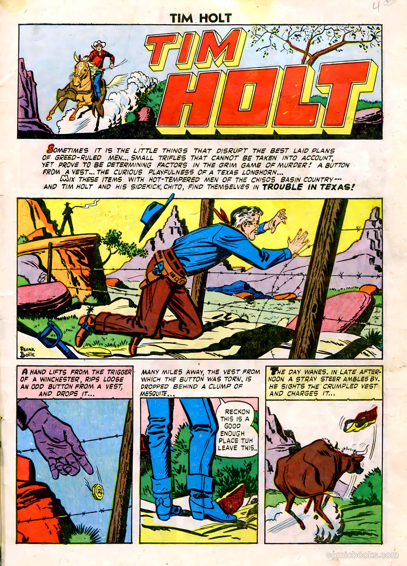 Tim Holt #10 — page 3 of 36
