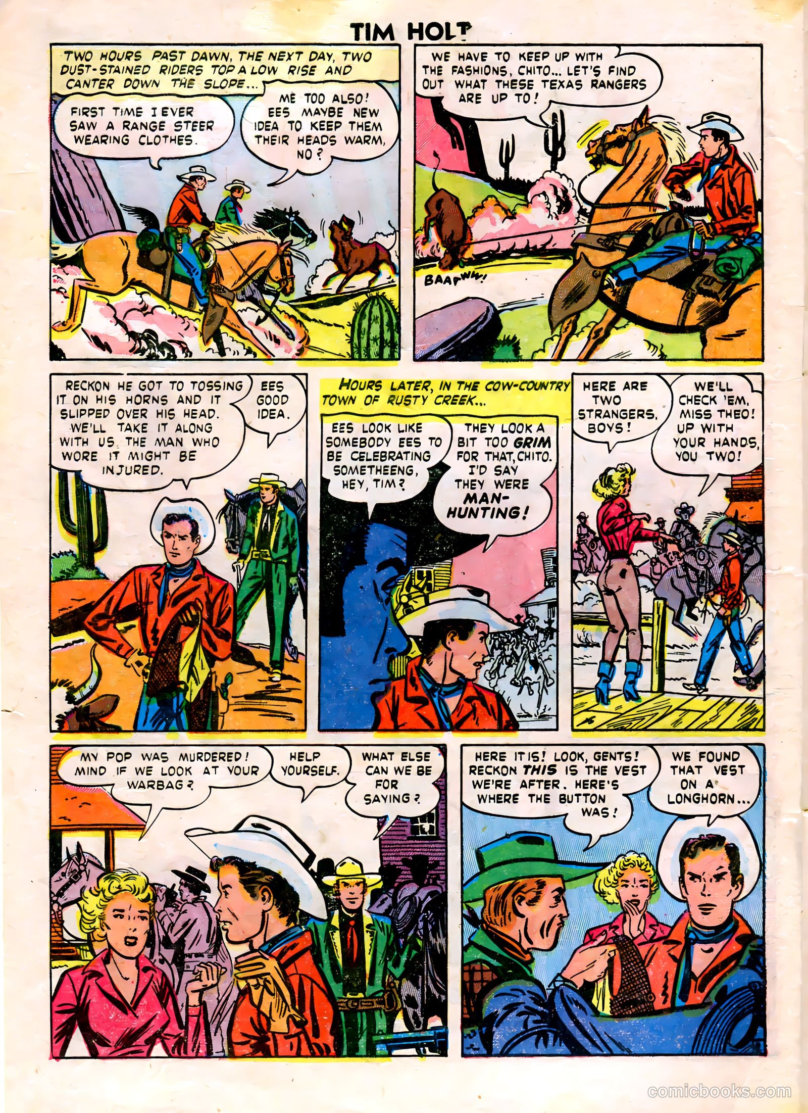 Tim Holt #10 — page 4 of 36