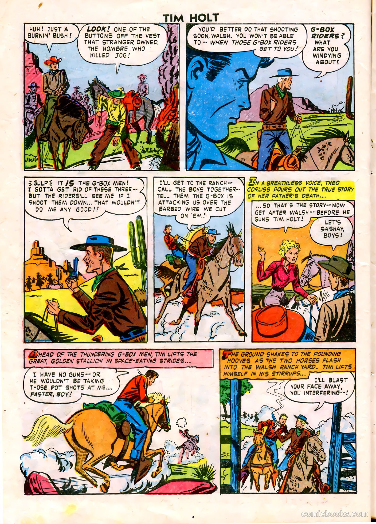 Tim Holt #10 — page 10 of 36
