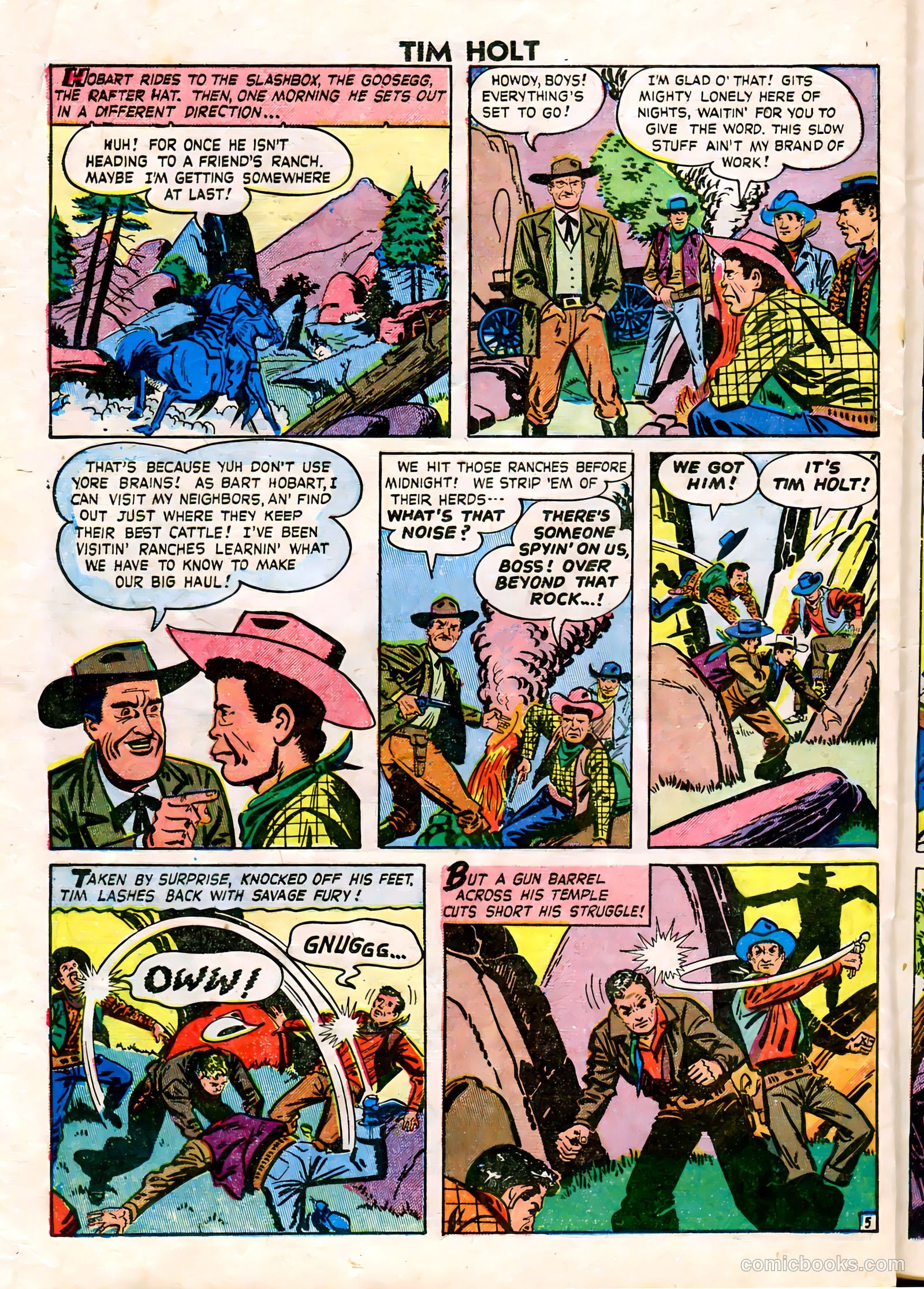 Tim Holt #10 — page 22 of 36