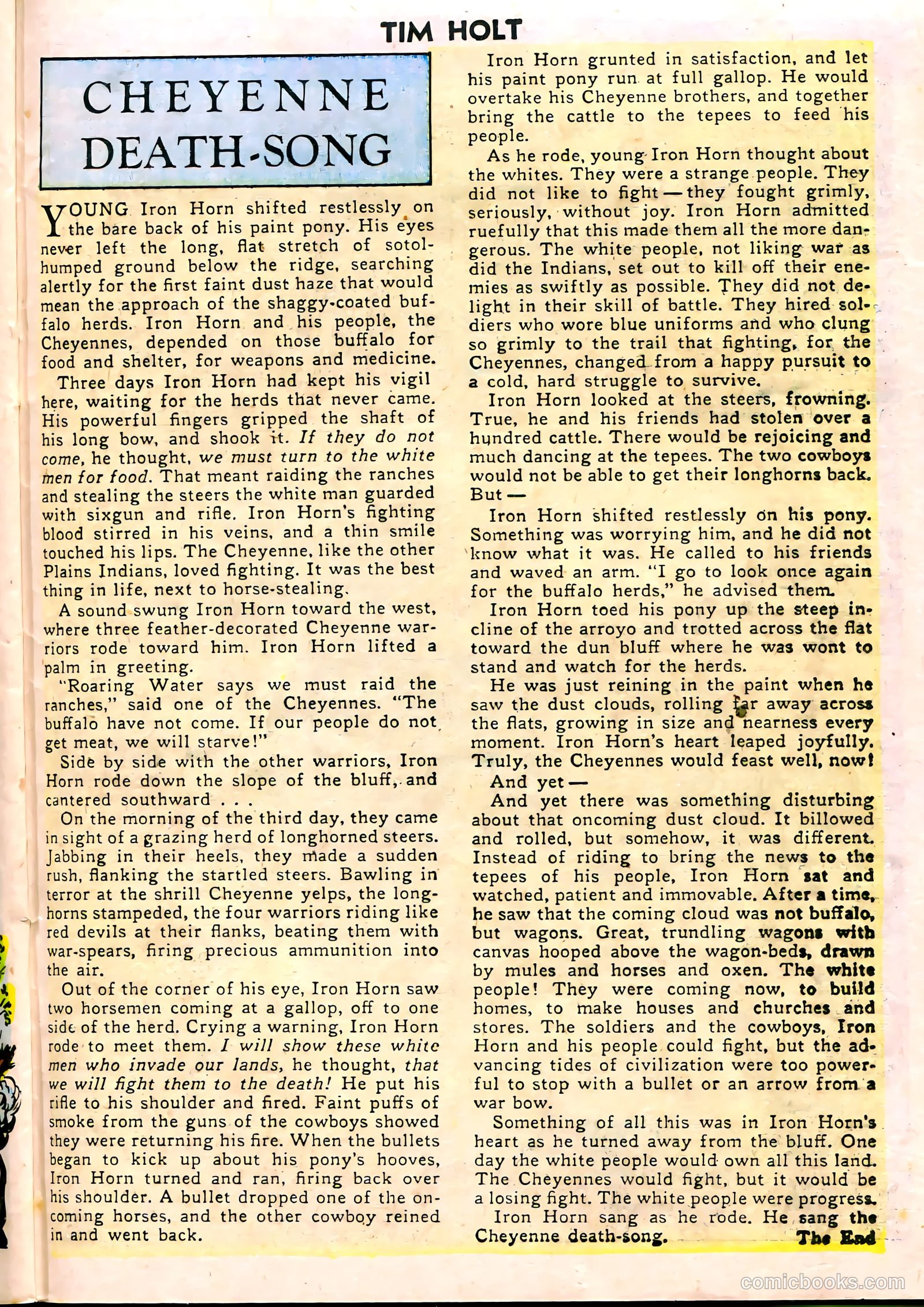 Tim Holt #10 — page 25 of 36
