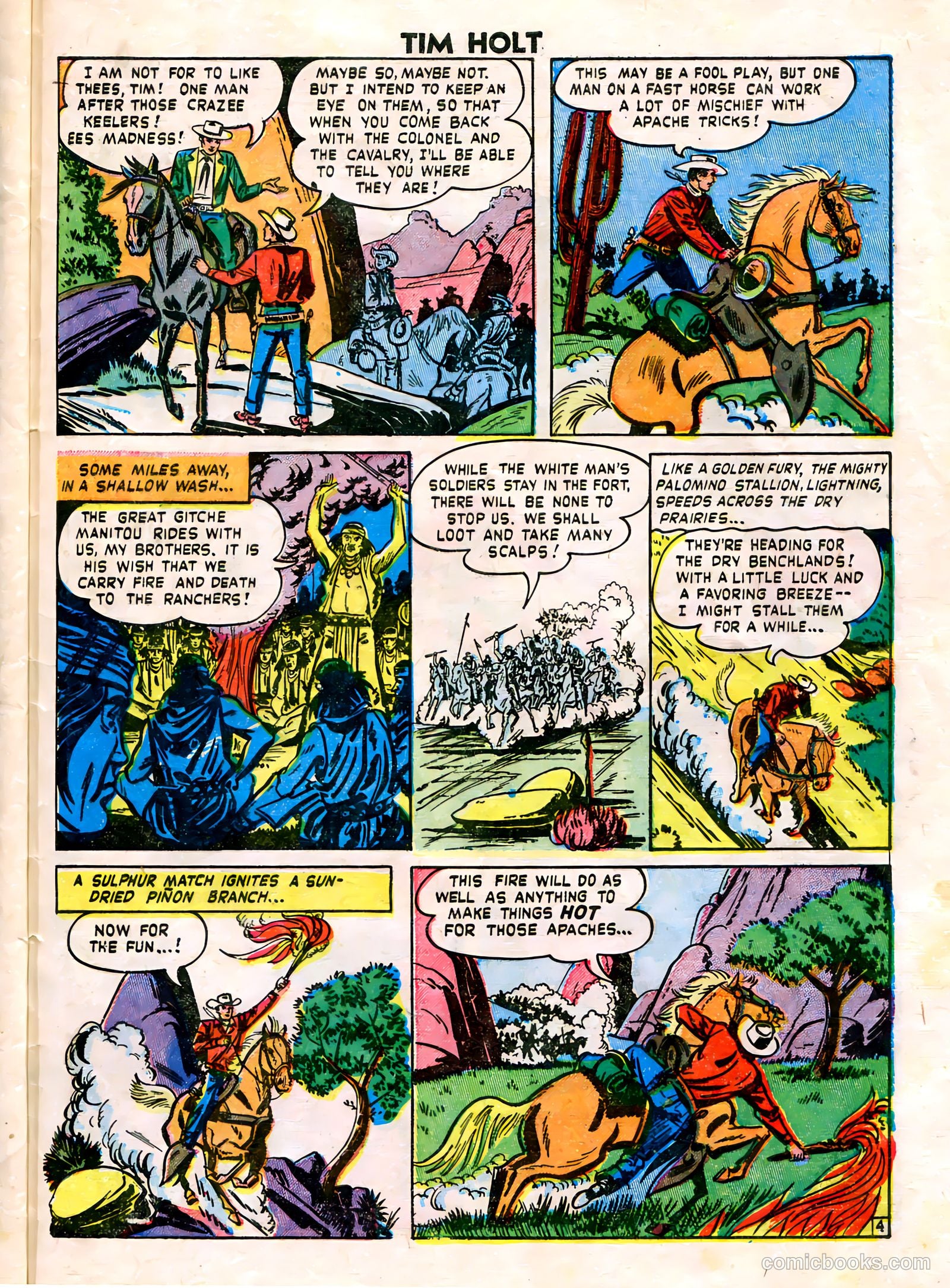 Tim Holt #10 — page 31 of 36