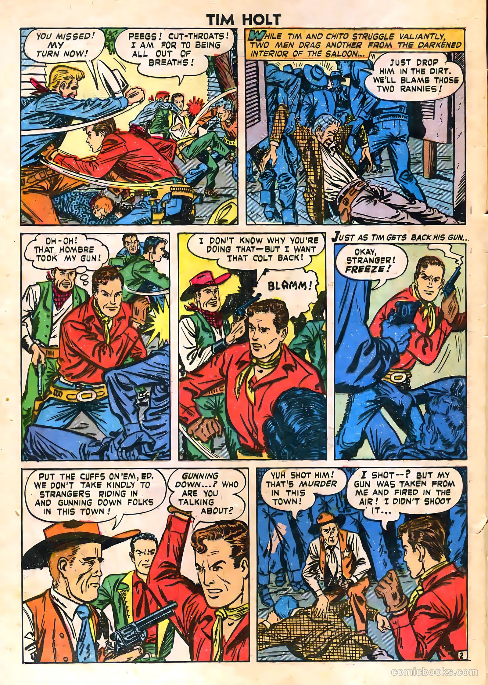 Tim Holt #11 — page 4 of 36