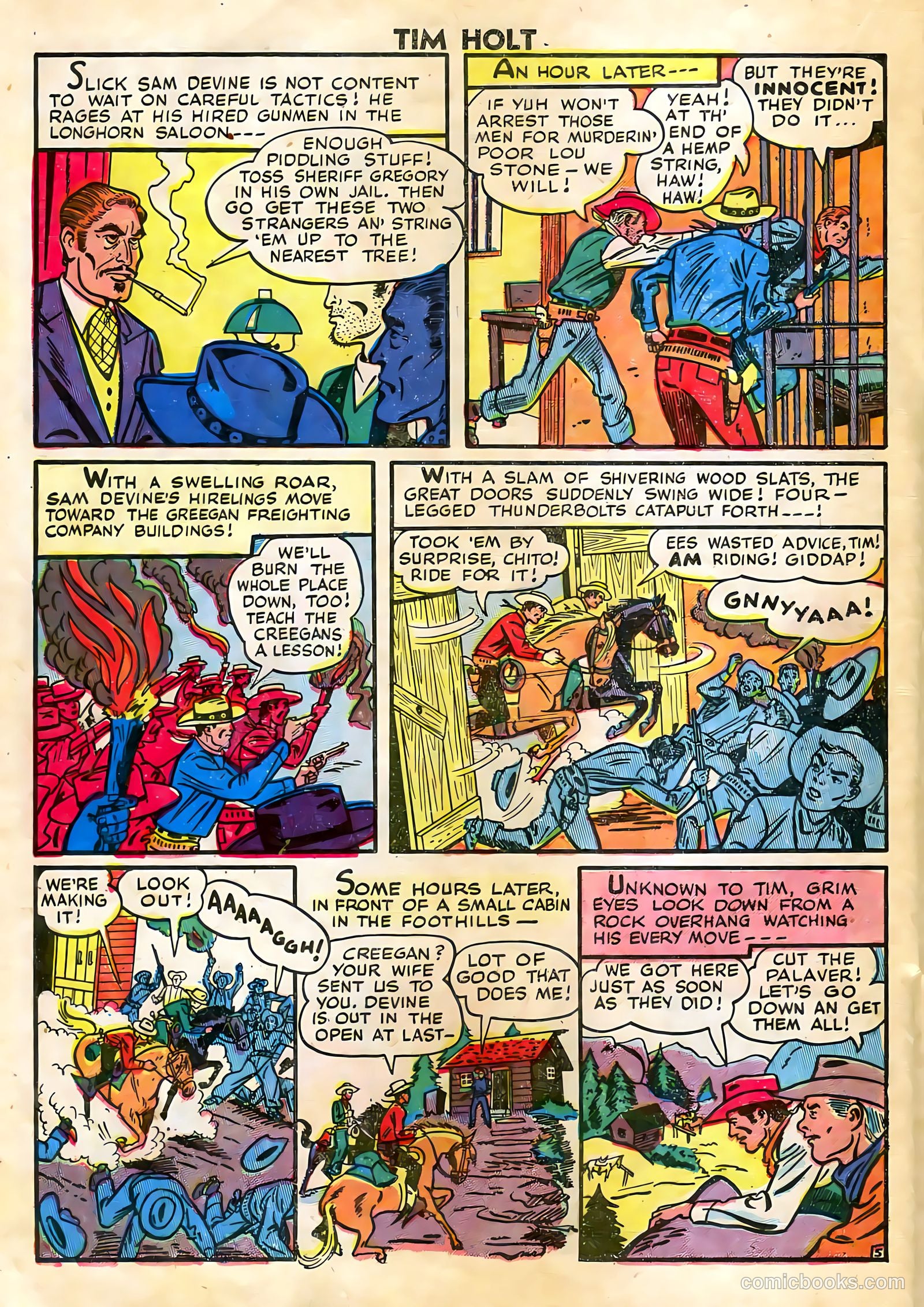 Tim Holt #11 — page 22 of 36
