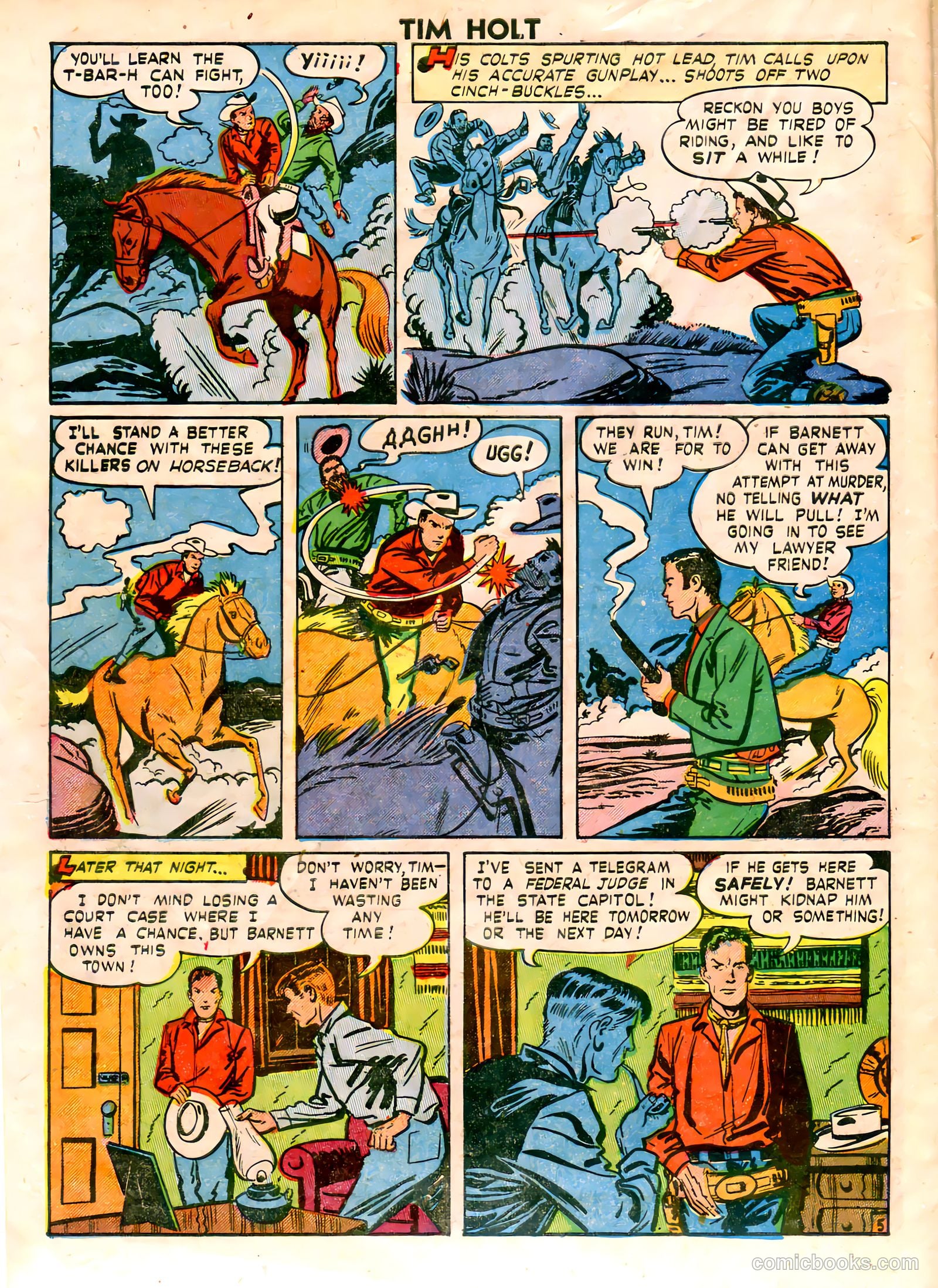 Tim Holt #12 — page 32 of 36
