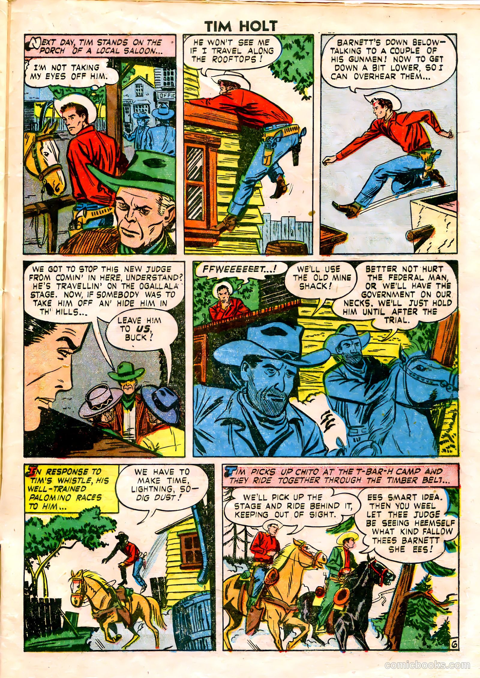 Tim Holt #12 — page 33 of 36