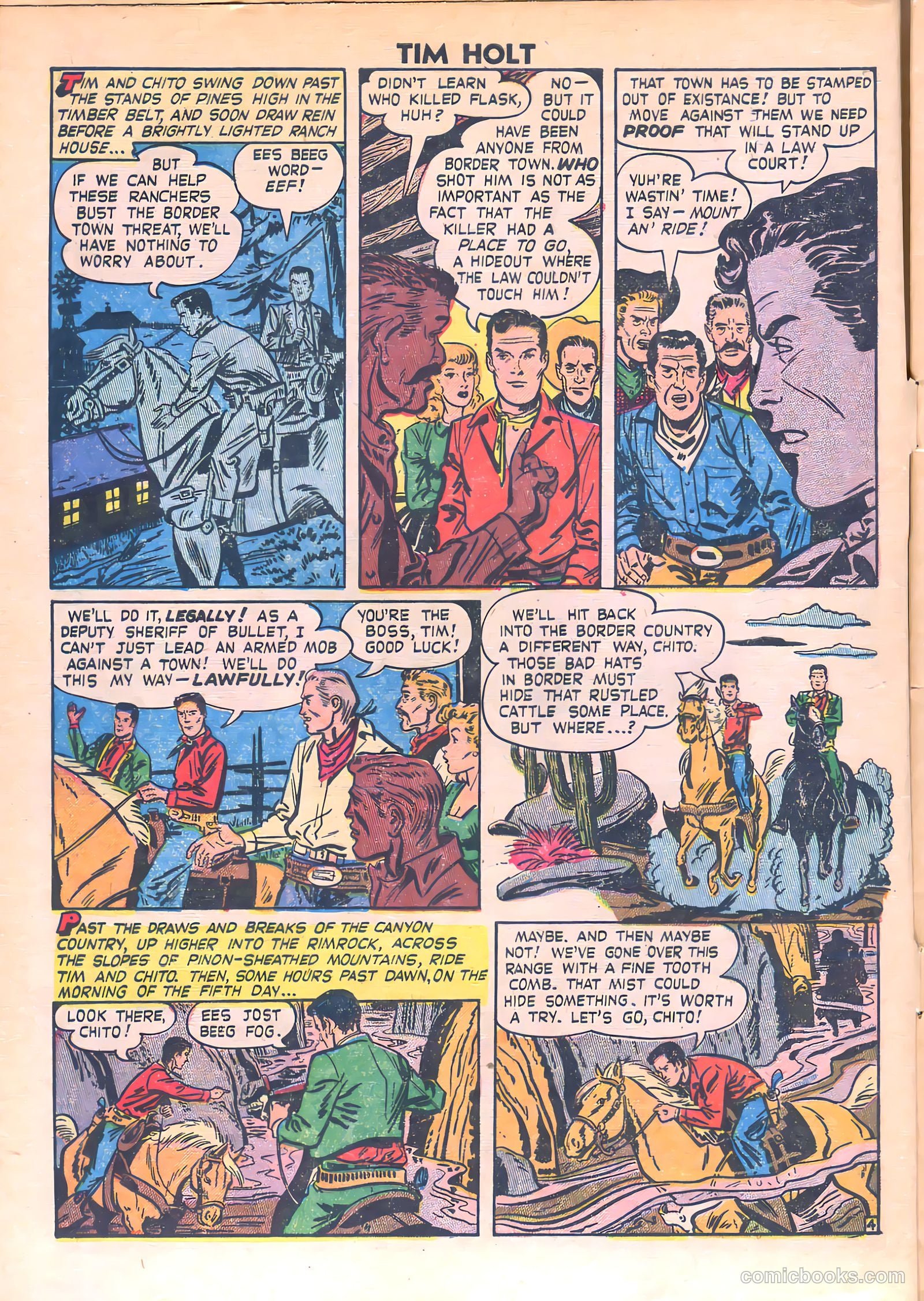 Tim Holt #13 — page 6 of 36