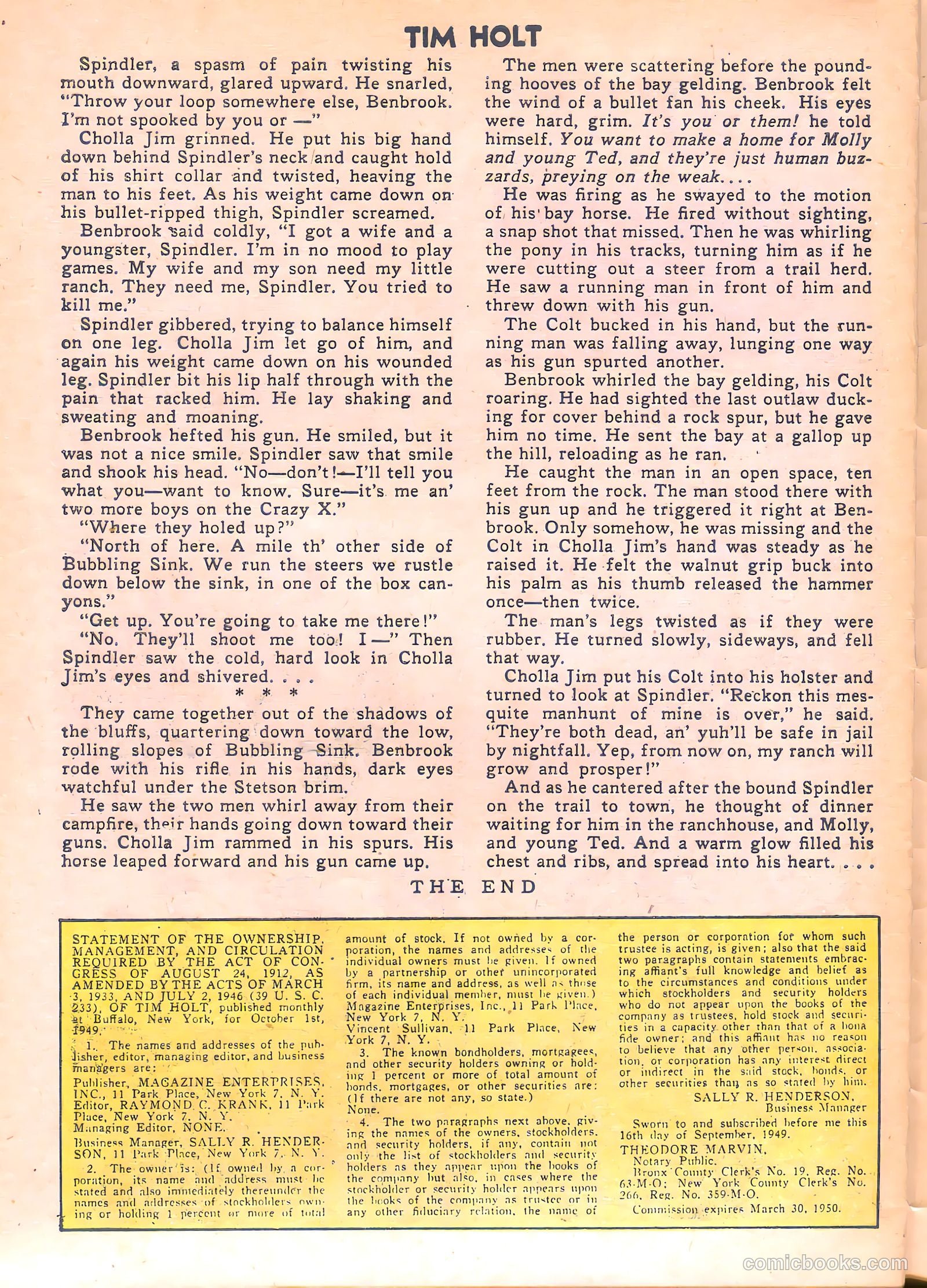 Tim Holt #13 — page 28 of 36